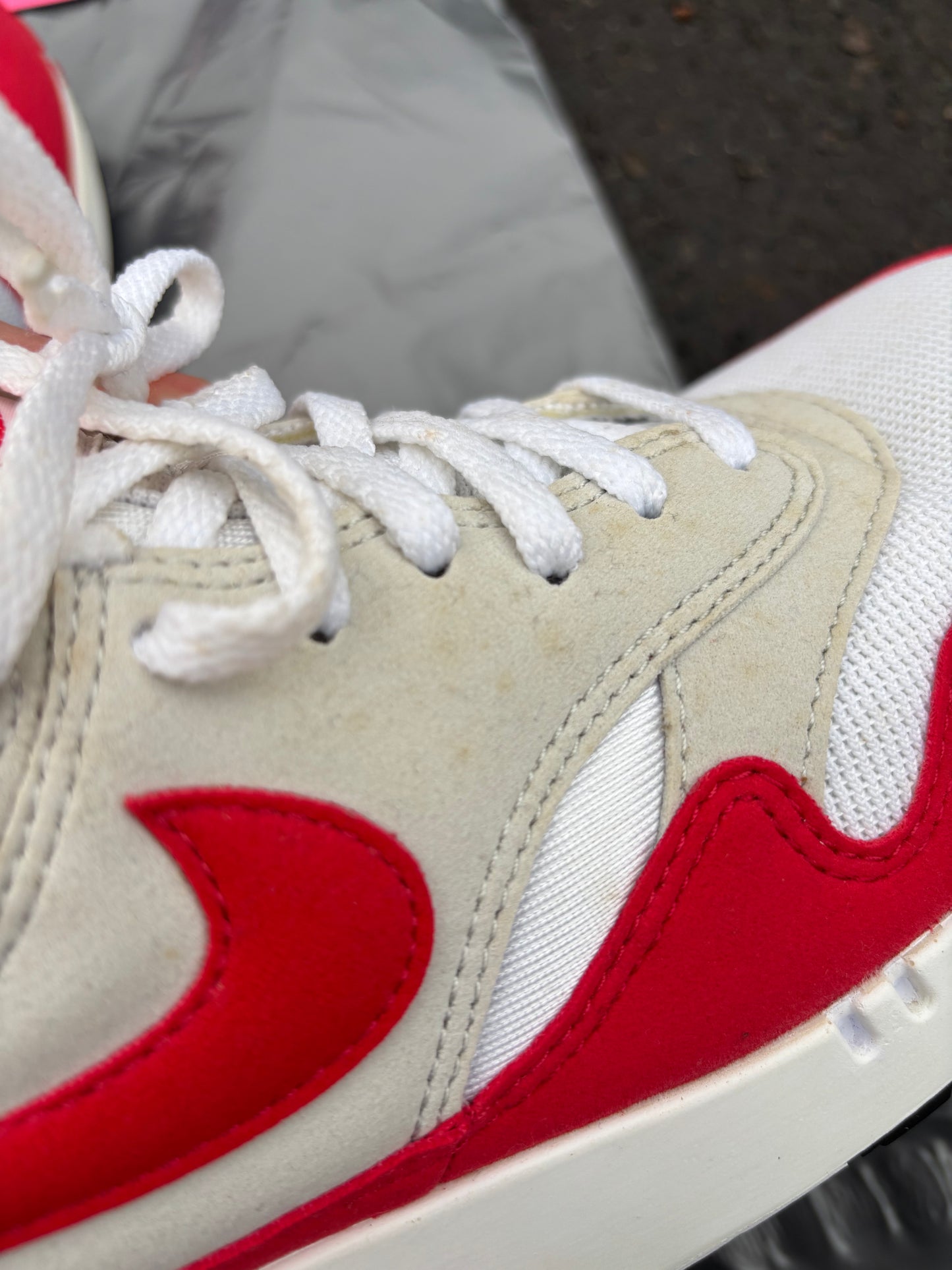 Nike Air Max 1 'OG Big Bubble 'Sport Red' UK8 BN