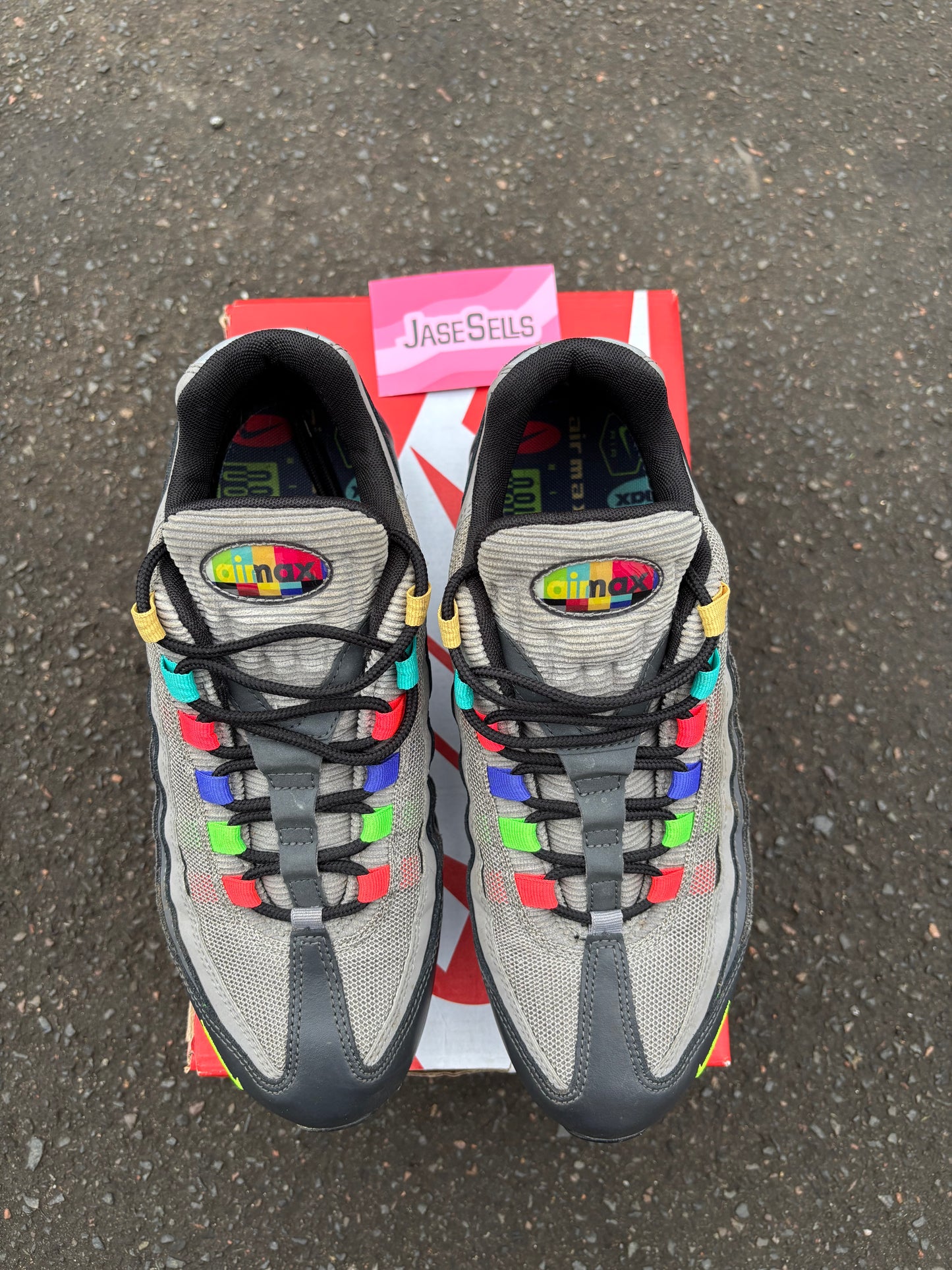 Nike Air Max 95 SE 'Light Charcoal/ Vintage TV' UK7.5