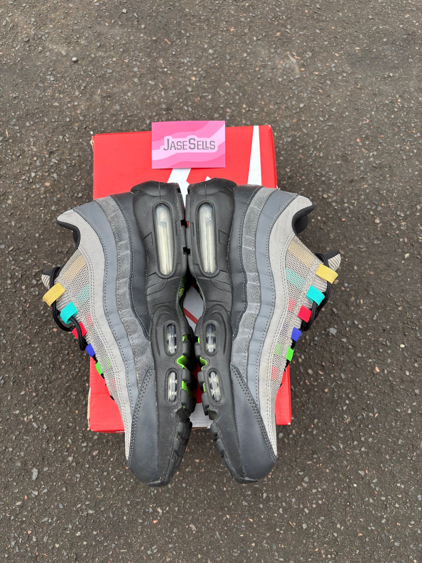 Nike Air Max 95 SE 'Light Charcoal/ Vintage TV' UK7.5