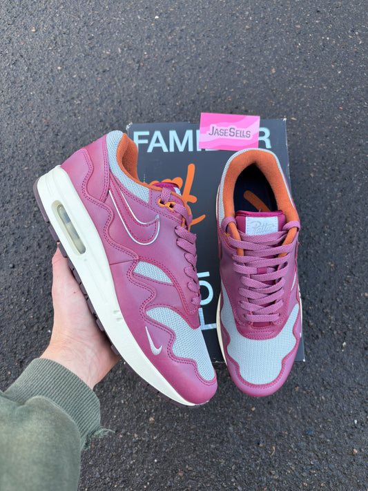 Nike Air Max 1 Patta 'Maroon Waves' UK8.5