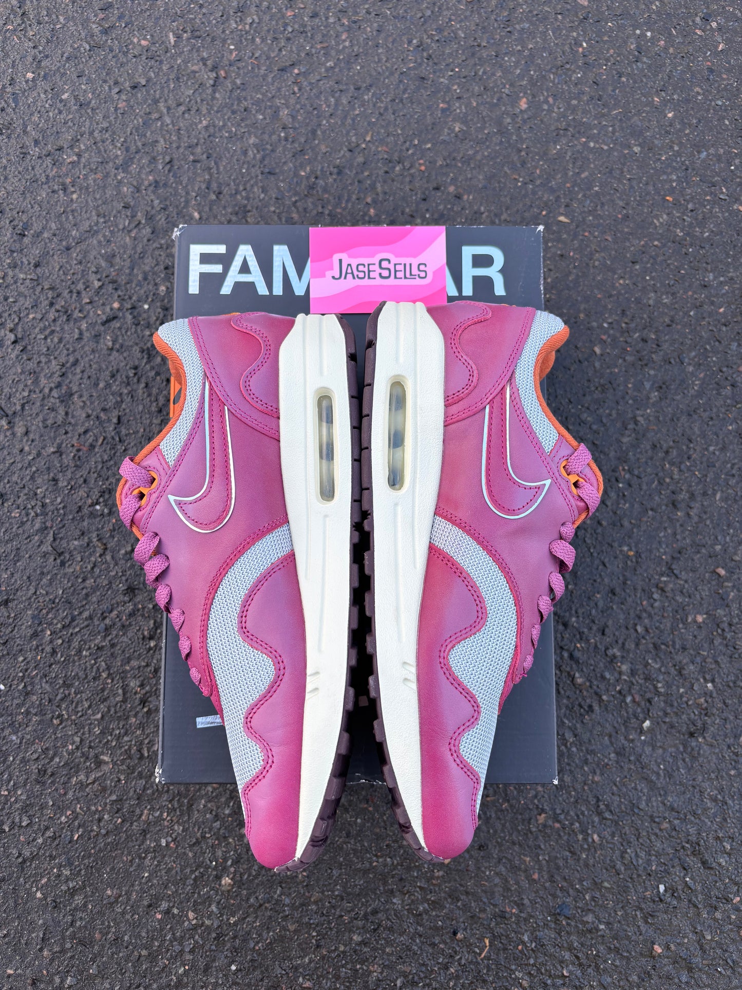 Nike Air Max 1 Patta 'Maroon Waves' UK8.5