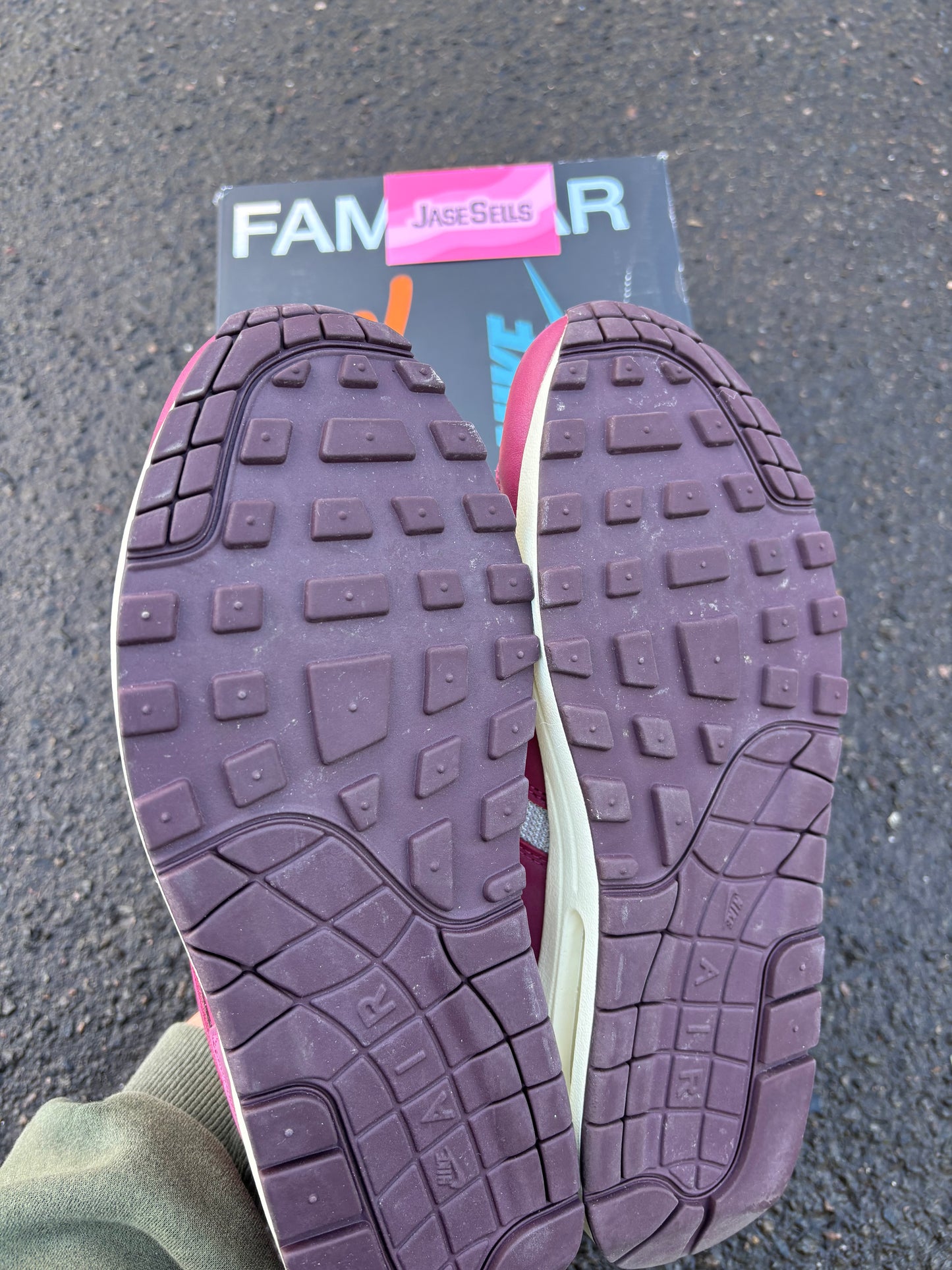 Nike Air Max 1 Patta 'Maroon Waves' UK8.5