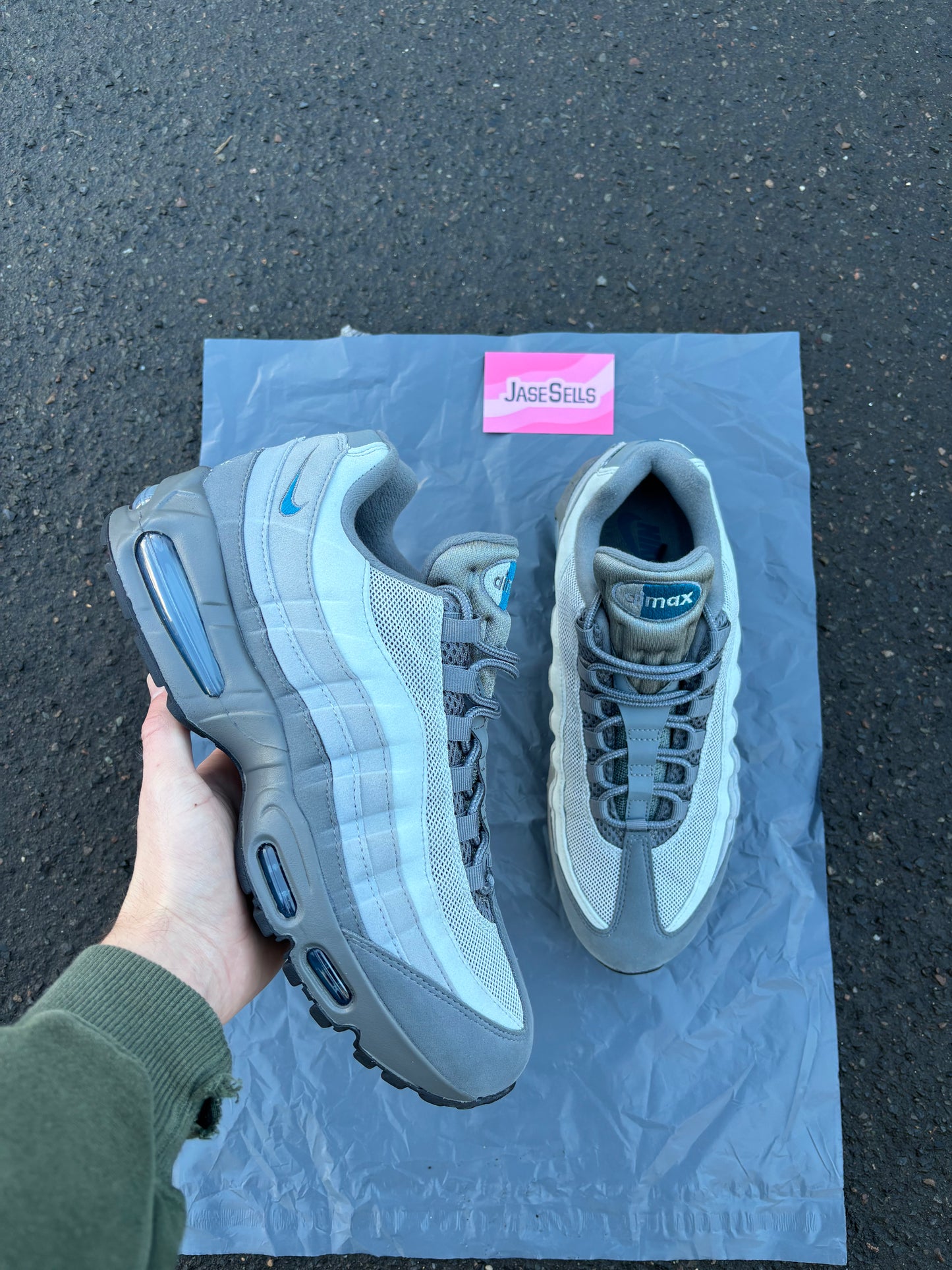Nike Air Max 95 Big Bubble 'Smoke Grey/Abyss' UK10 BN