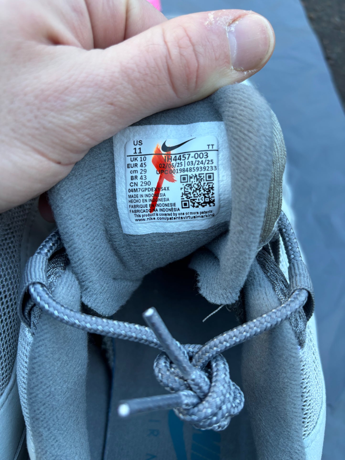 Nike Air Max 95 Big Bubble 'Smoke Grey/Abyss' UK10 BN