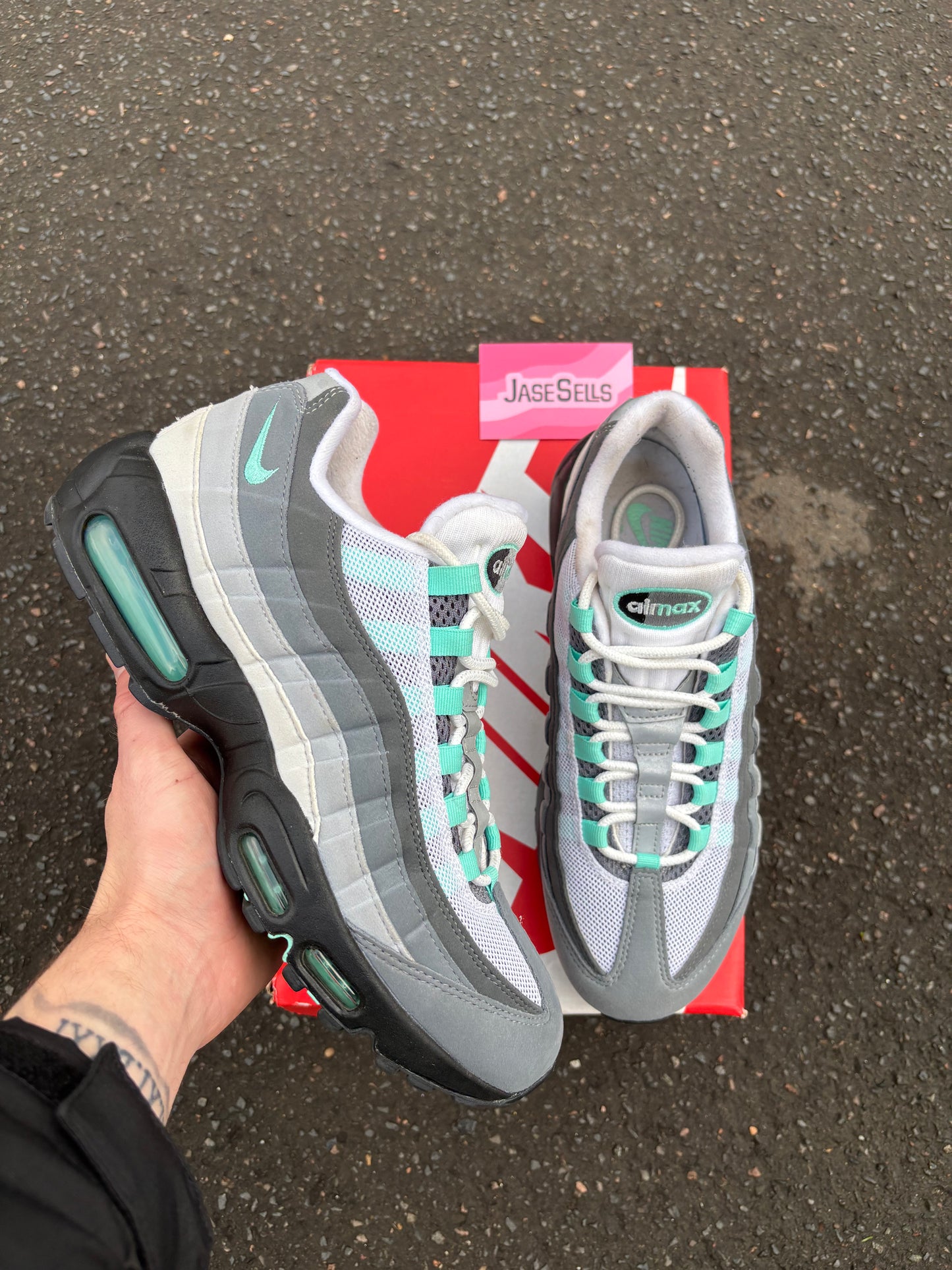 Nike Air Max 95 'Hyper Turquoise' UK8