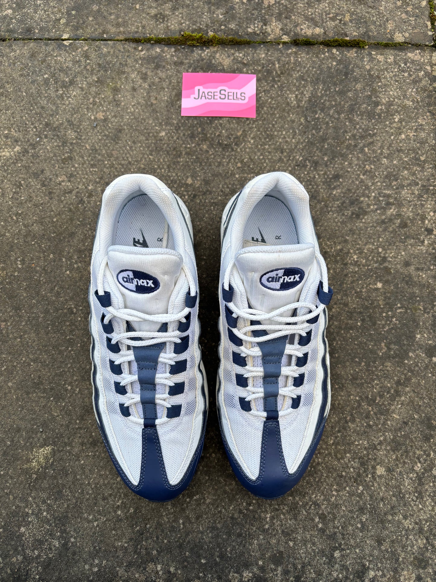 Nike Air Max 95 'White/Midnight Navy' UK9
