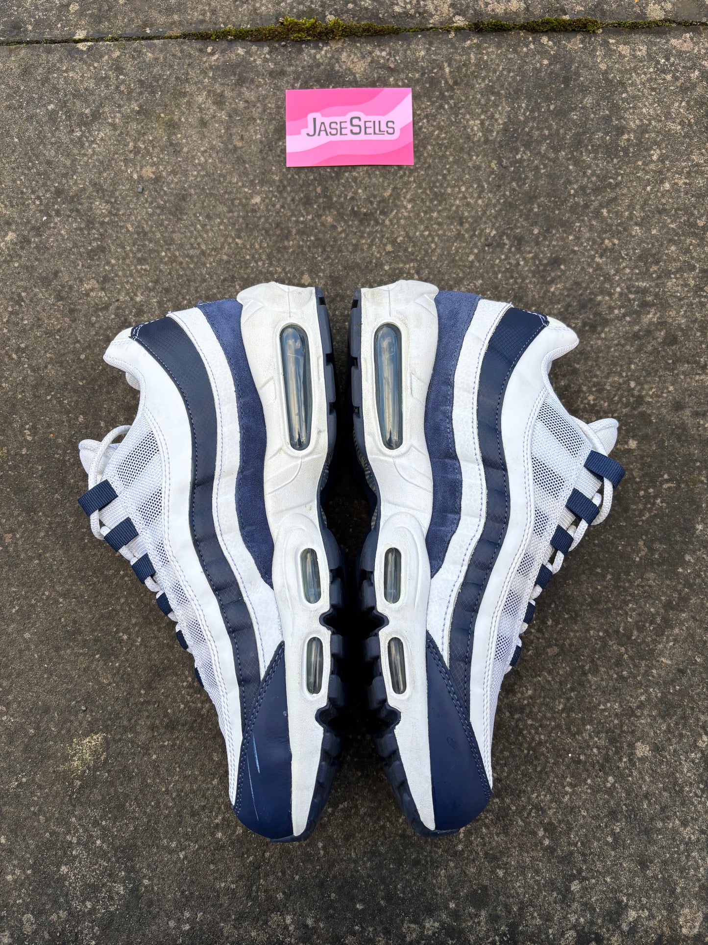Nike Air Max 95 'White/Midnight Navy' UK9