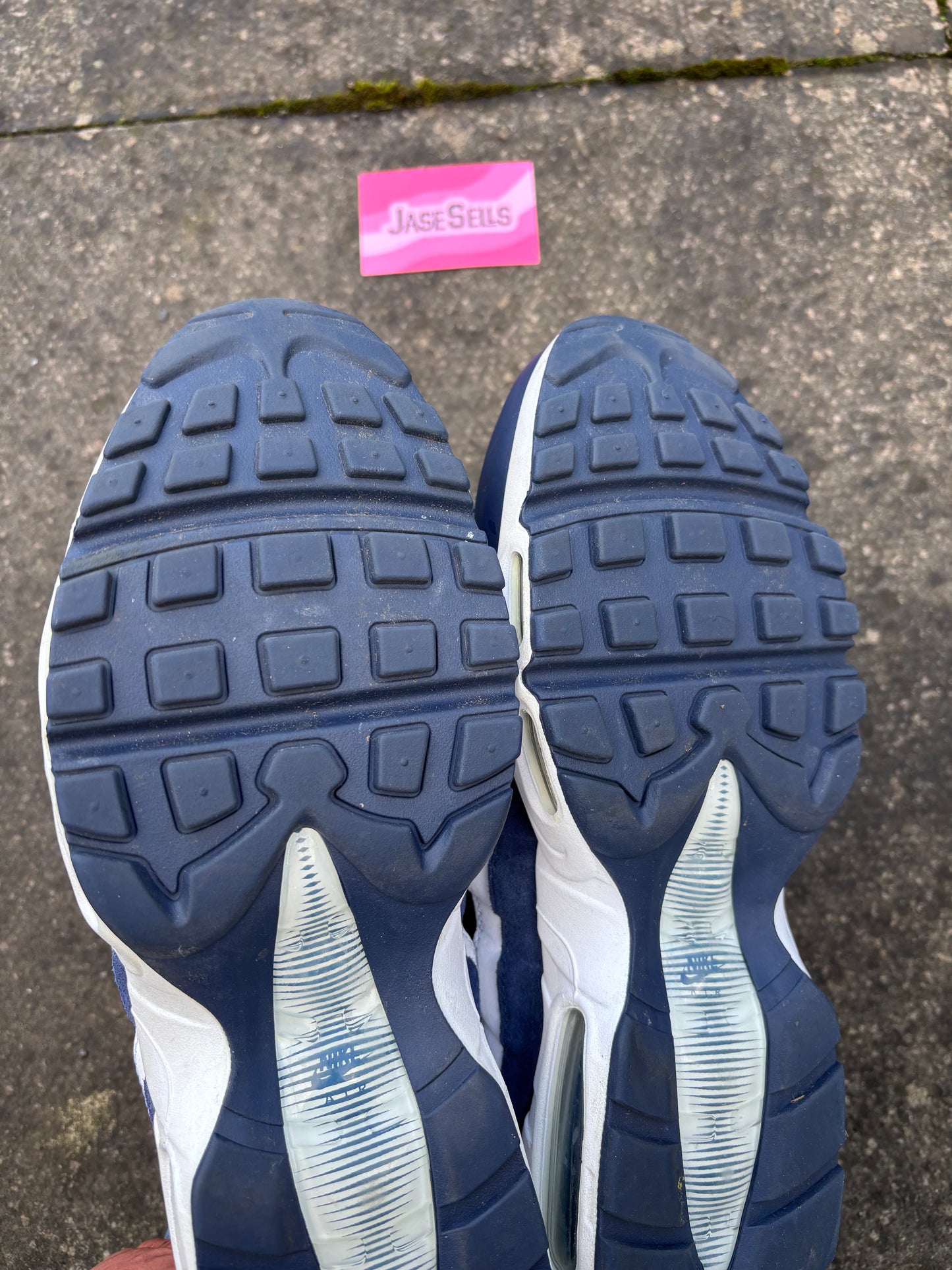 Nike Air Max 95 'White/Midnight Navy' UK9