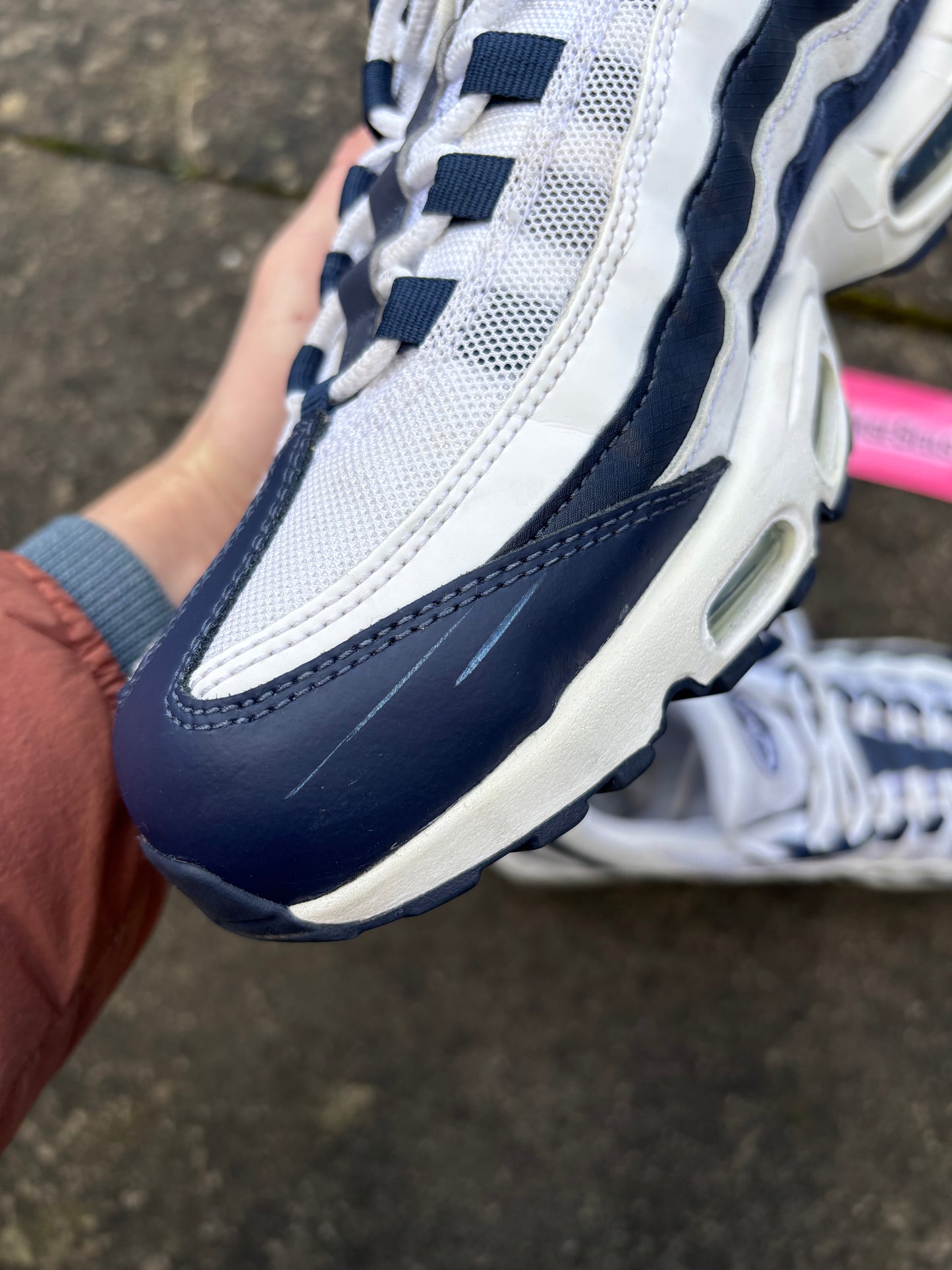 Nike Air Max 95 'White/Midnight Navy' UK9