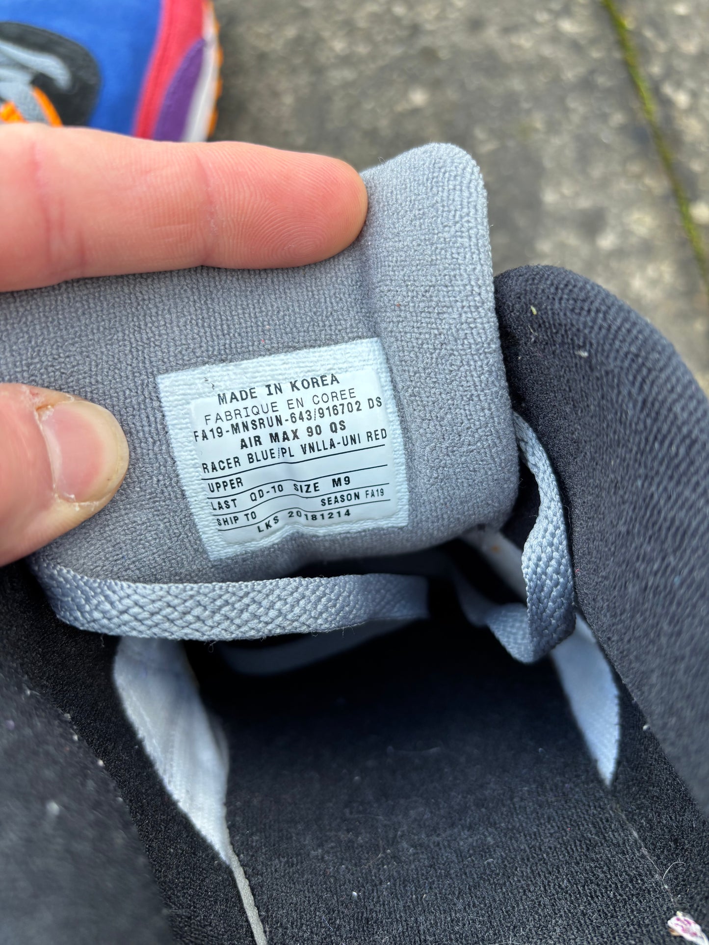 Nike Air Max 90 'Viotech OG' LOOKSEE SAMPLE UK8