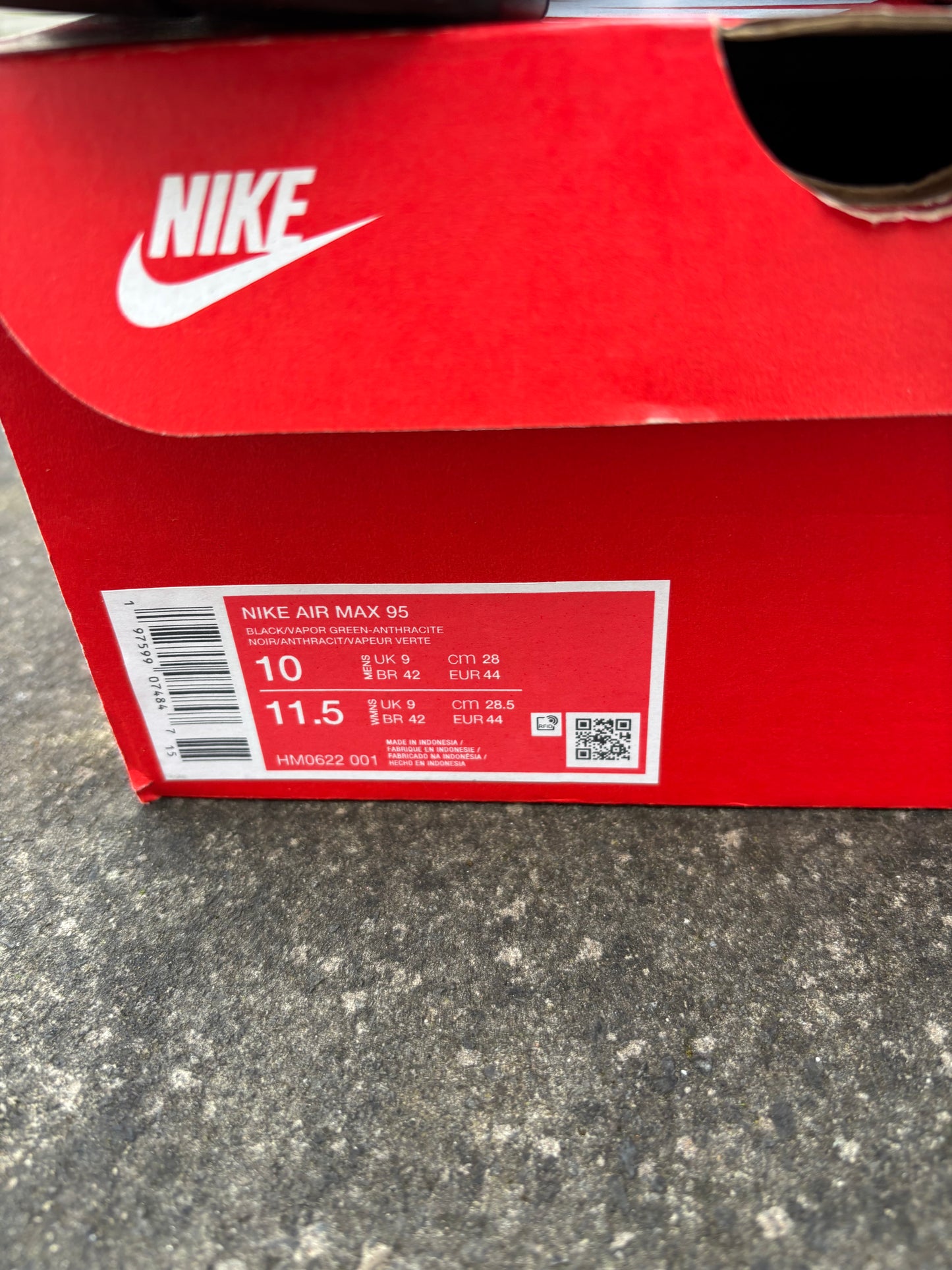 Nike Air Max 95 'Vapor Green' UK9