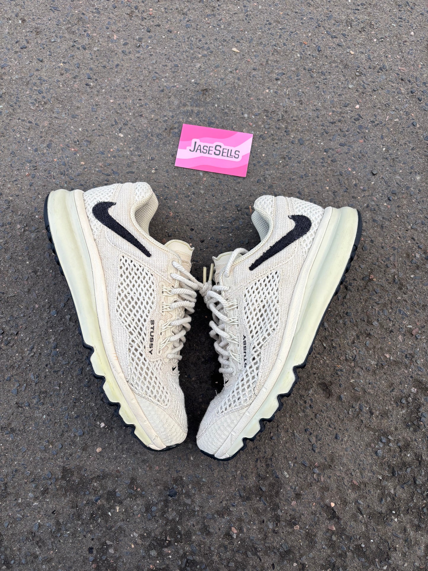 Nike Air Max 2013/STUSSY 'Fossil' UK7