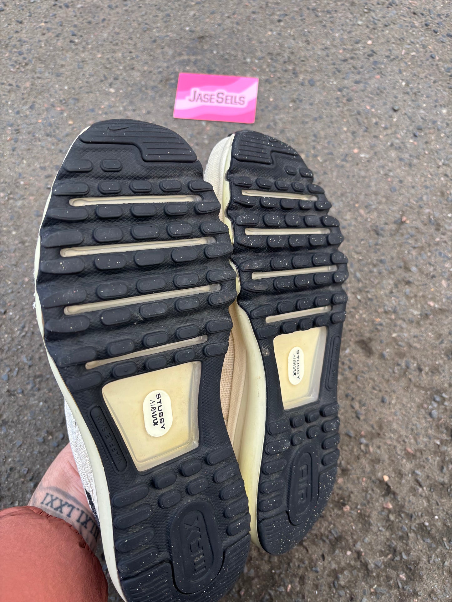 Nike Air Max 2013/STUSSY 'Fossil' UK7