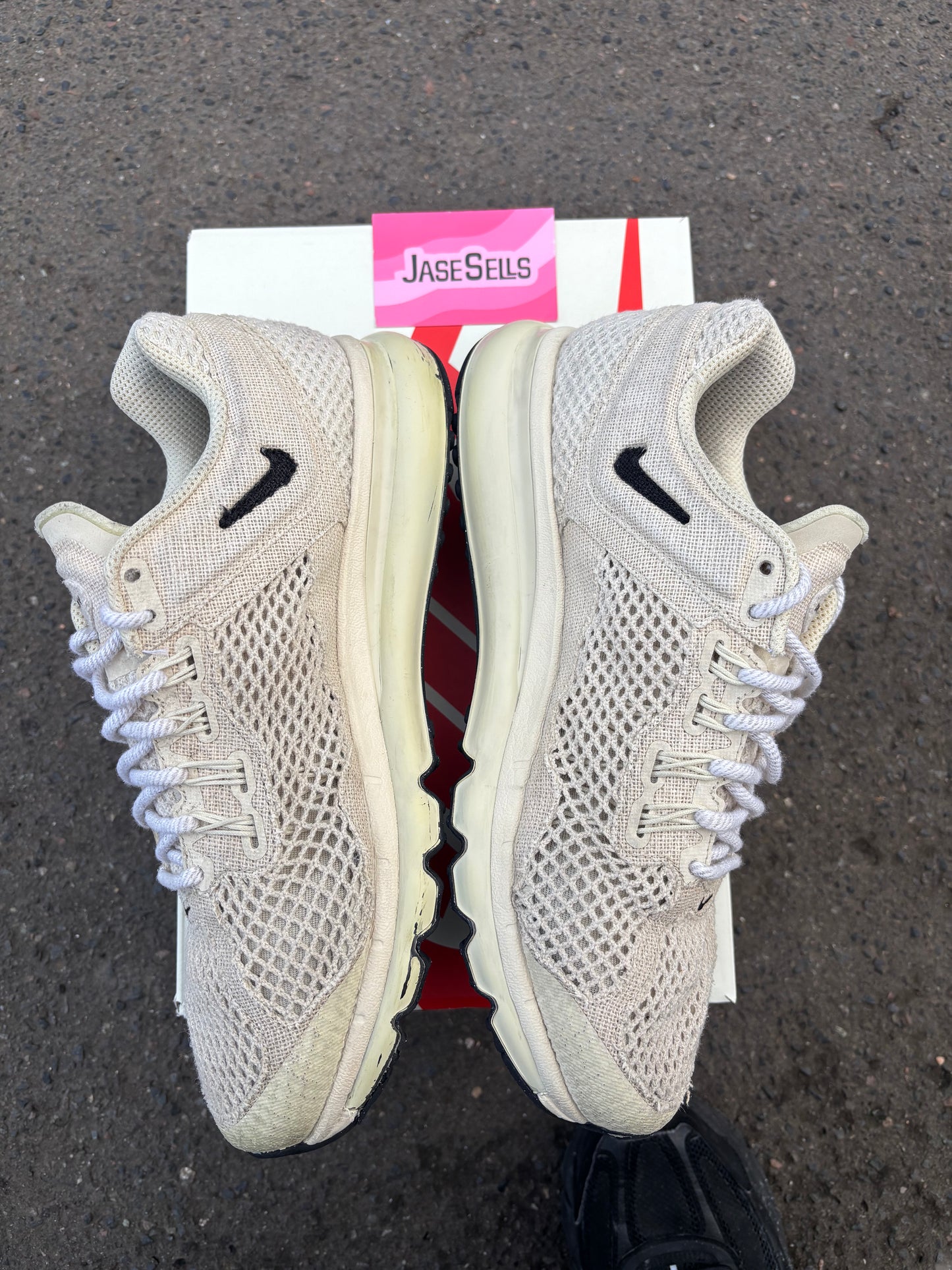 Nike Air Max 2013/STUSSY 'Fossil' UK9.5