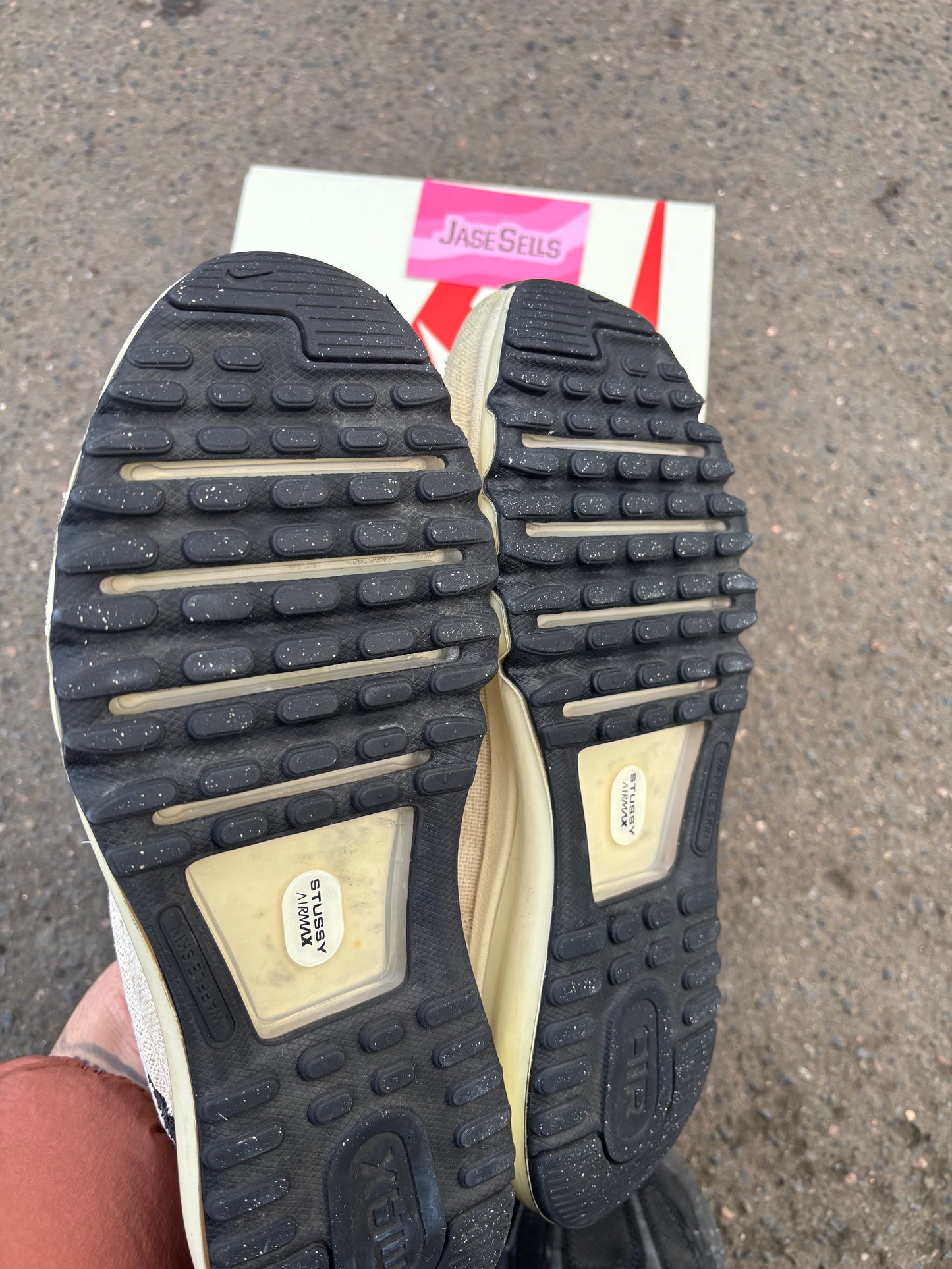 Nike Air Max 2013/STUSSY 'Fossil' UK9.5