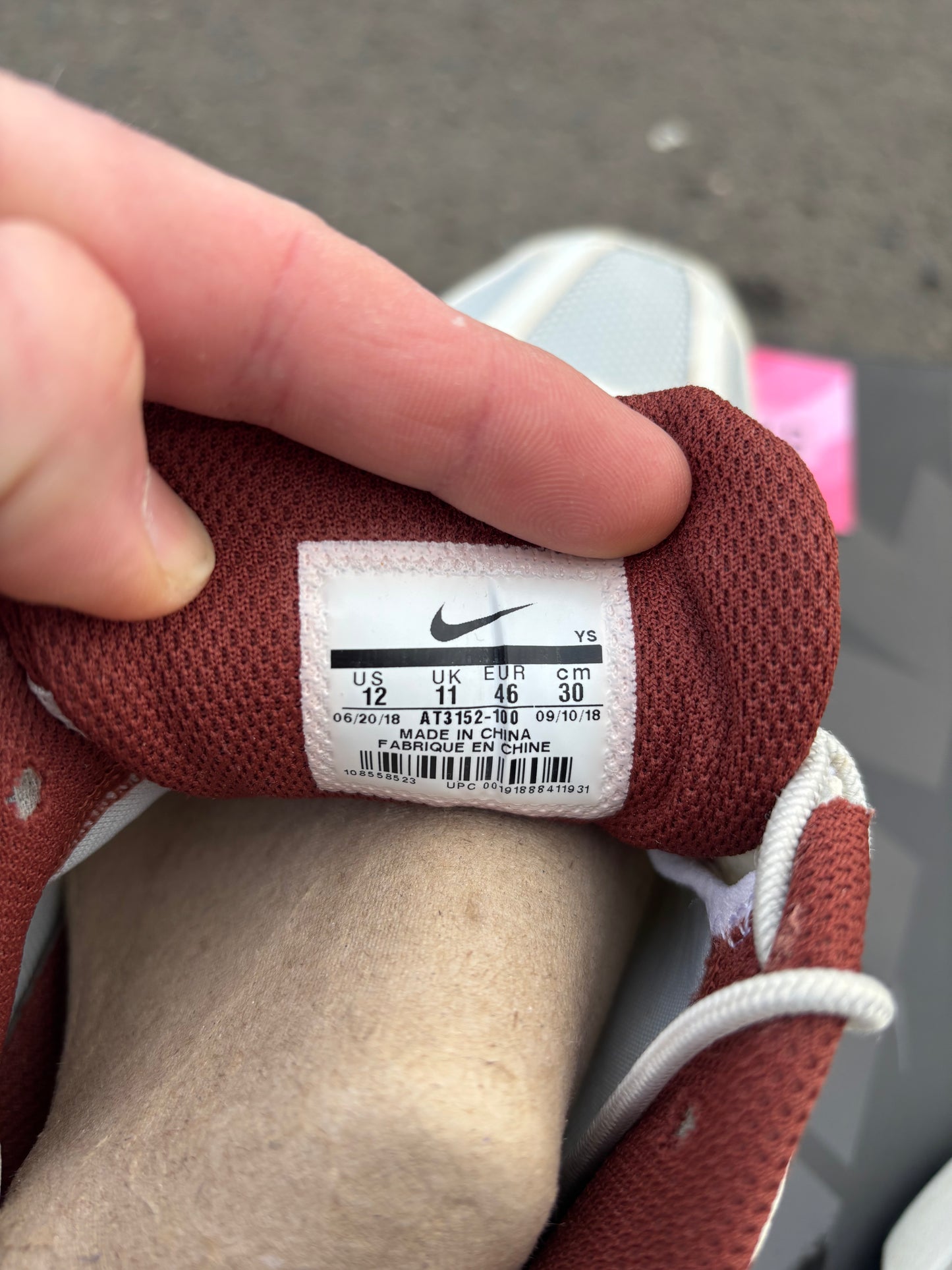 Nike Zoom Vomero 5/A COLD WALL 'Sail' UK11