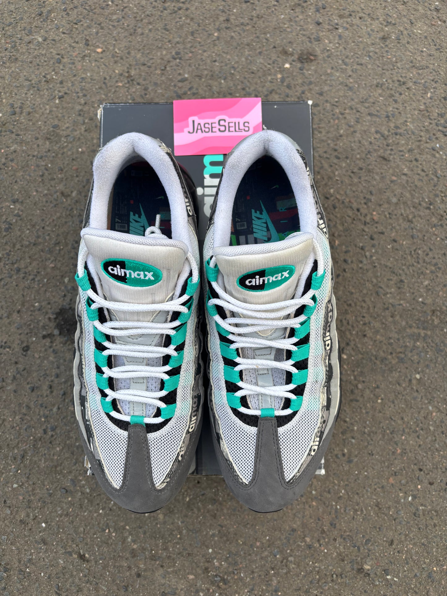 Nike Air Max 95/ATMOS 'We Love Nike Clear Jade' UK9