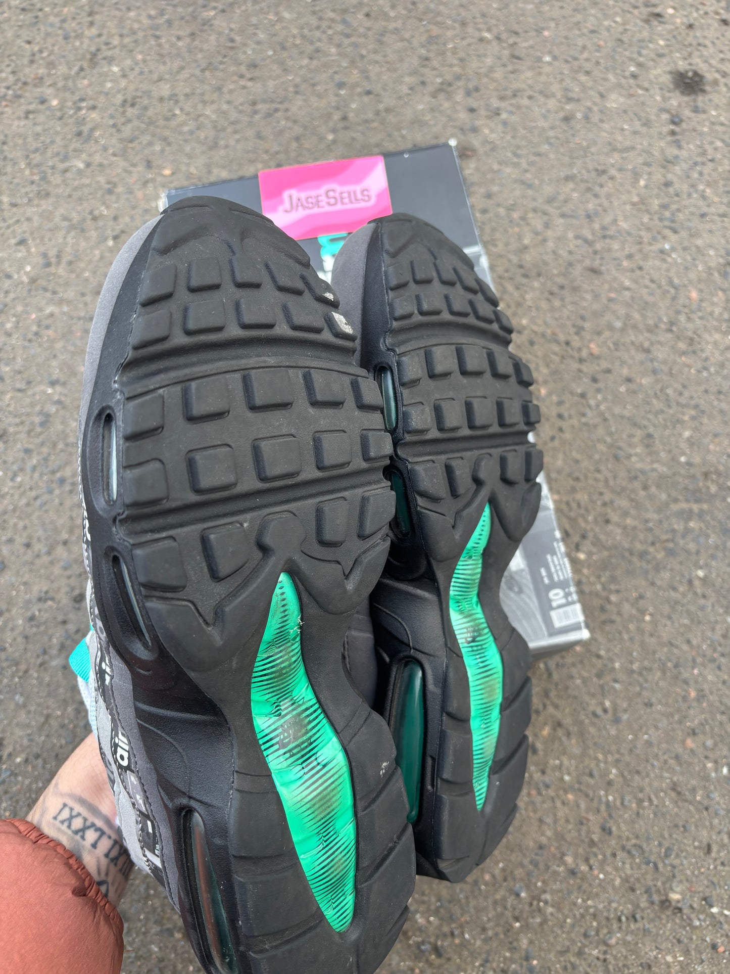 Nike Air Max 95/ATMOS 'We Love Nike Clear Jade' UK9