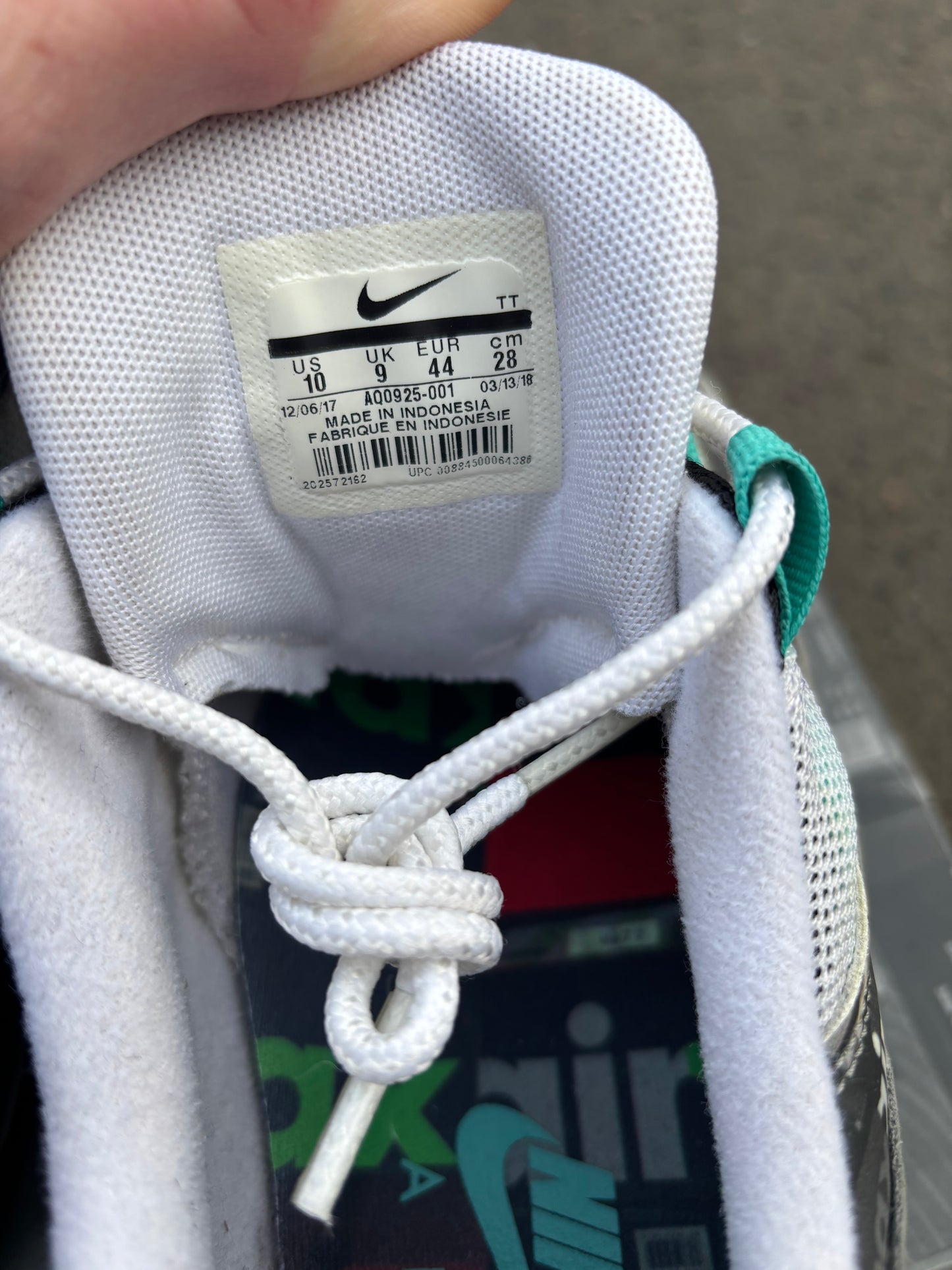 Nike Air Max 95/ATMOS 'We Love Nike Clear Jade' UK9