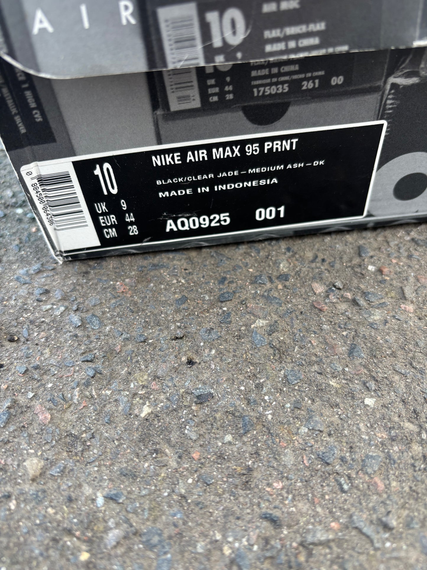 Nike Air Max 95/ATMOS 'We Love Nike Clear Jade' UK9