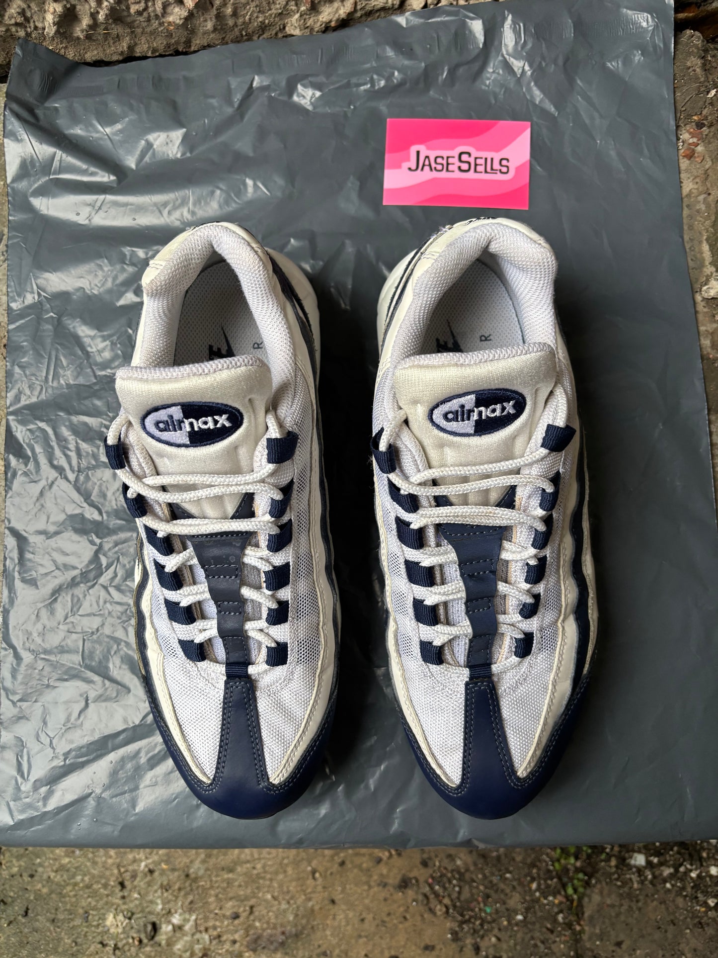 Nike Air Max 95 'White/Midnight Navy' UK8