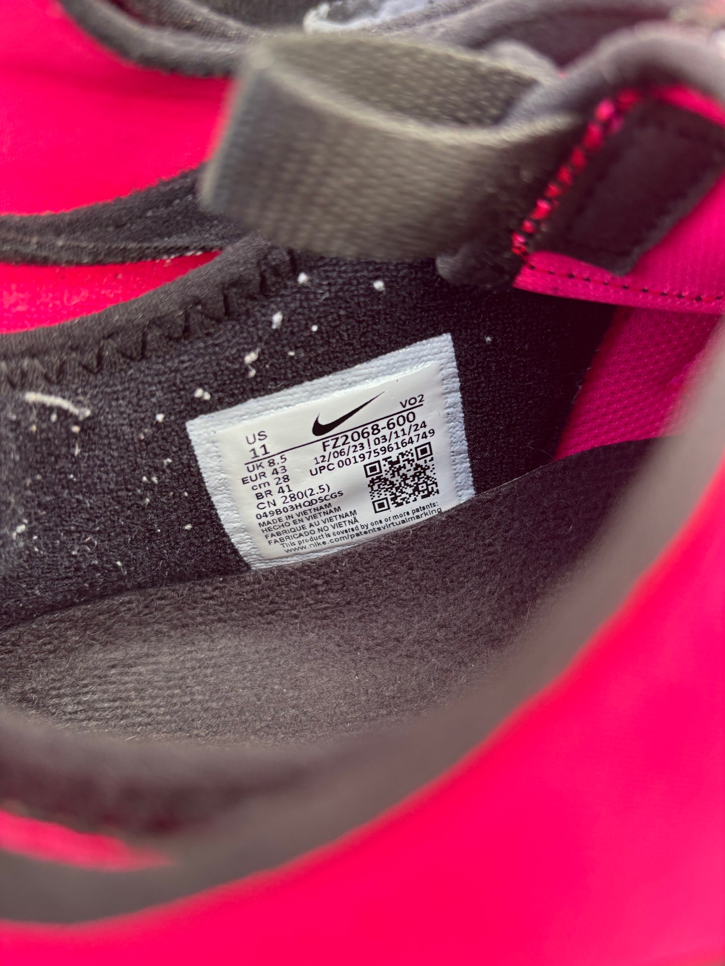 Nike Air Max SNDR 'Hyper Pink' UK8.5