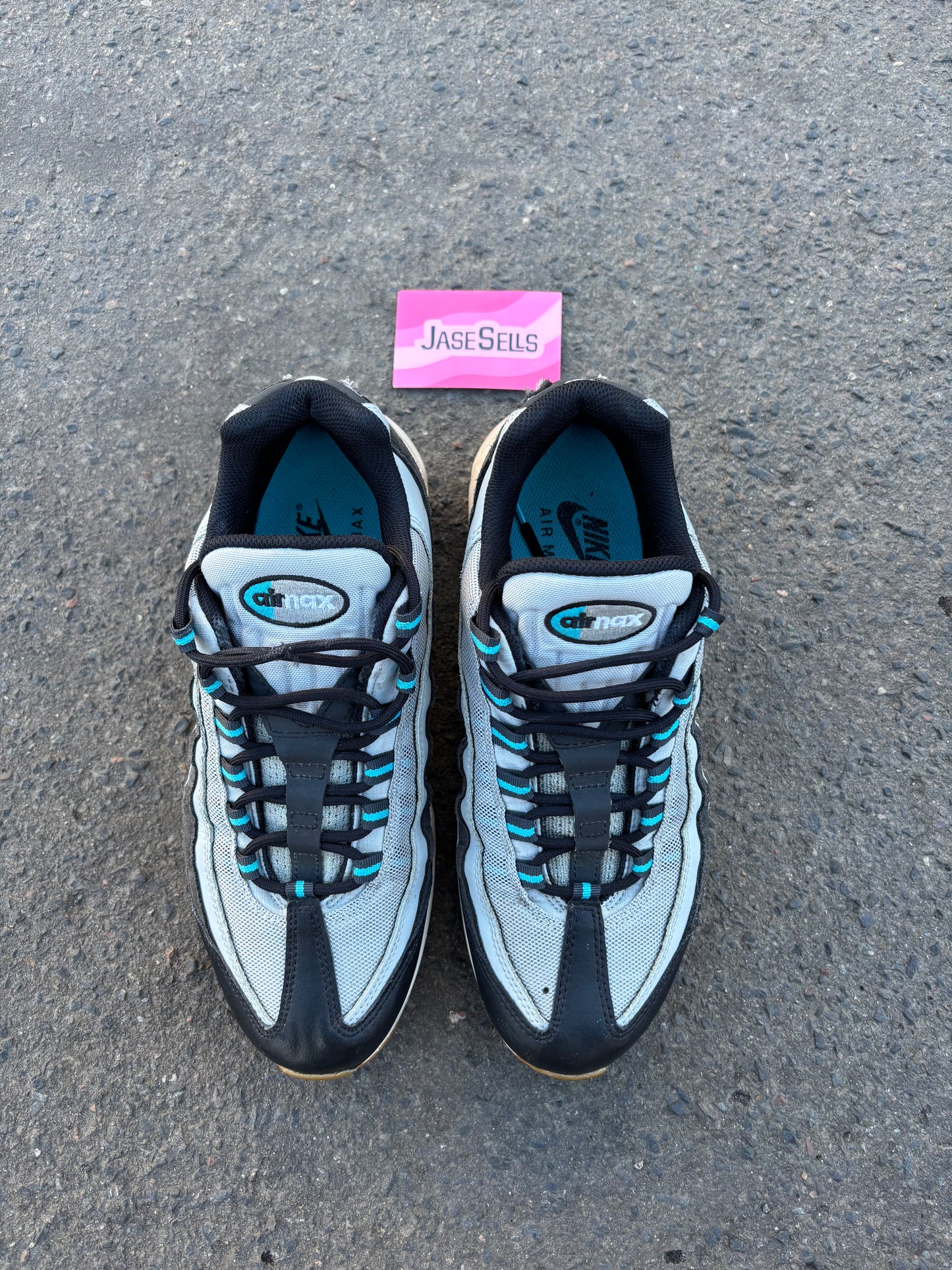 Nike Air Max 95 'Light Smoke Grey/ Chlorin Blue' UK8