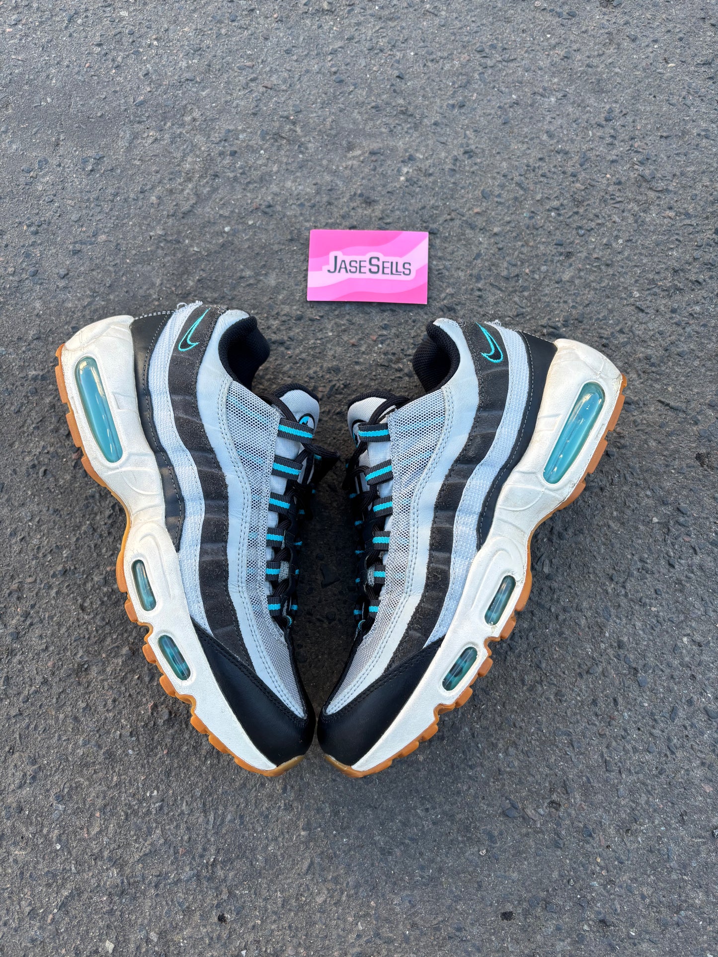 Nike Air Max 95 'Light Smoke Grey/ Chlorin Blue' UK8