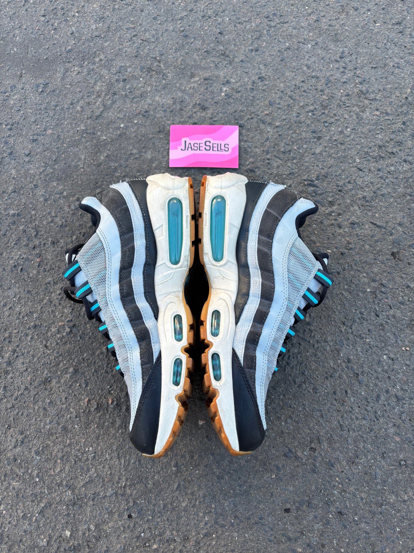 Nike Air Max 95 'Light Smoke Grey/ Chlorin Blue' UK8