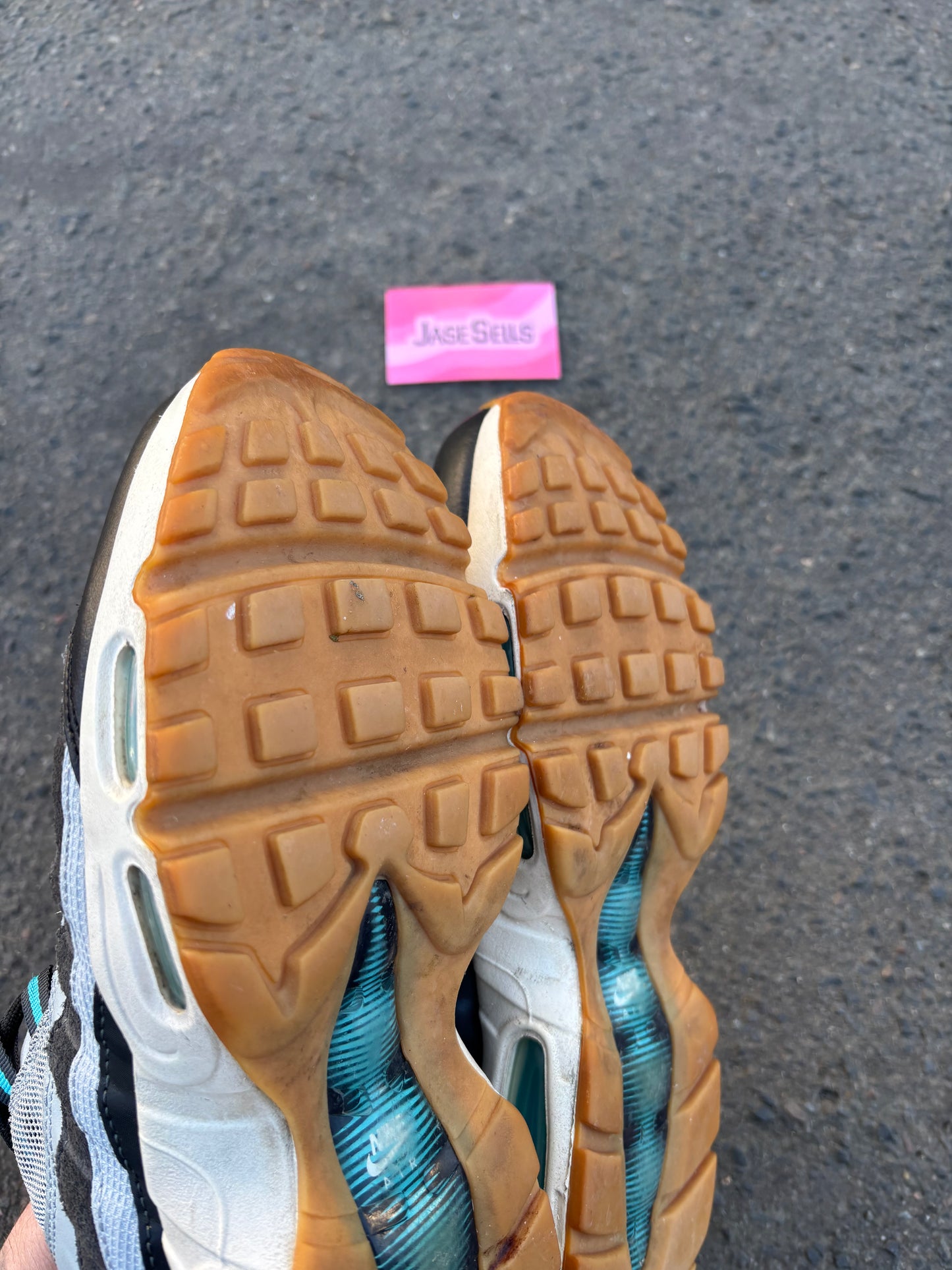 Nike Air Max 95 'Light Smoke Grey/ Chlorin Blue' UK8