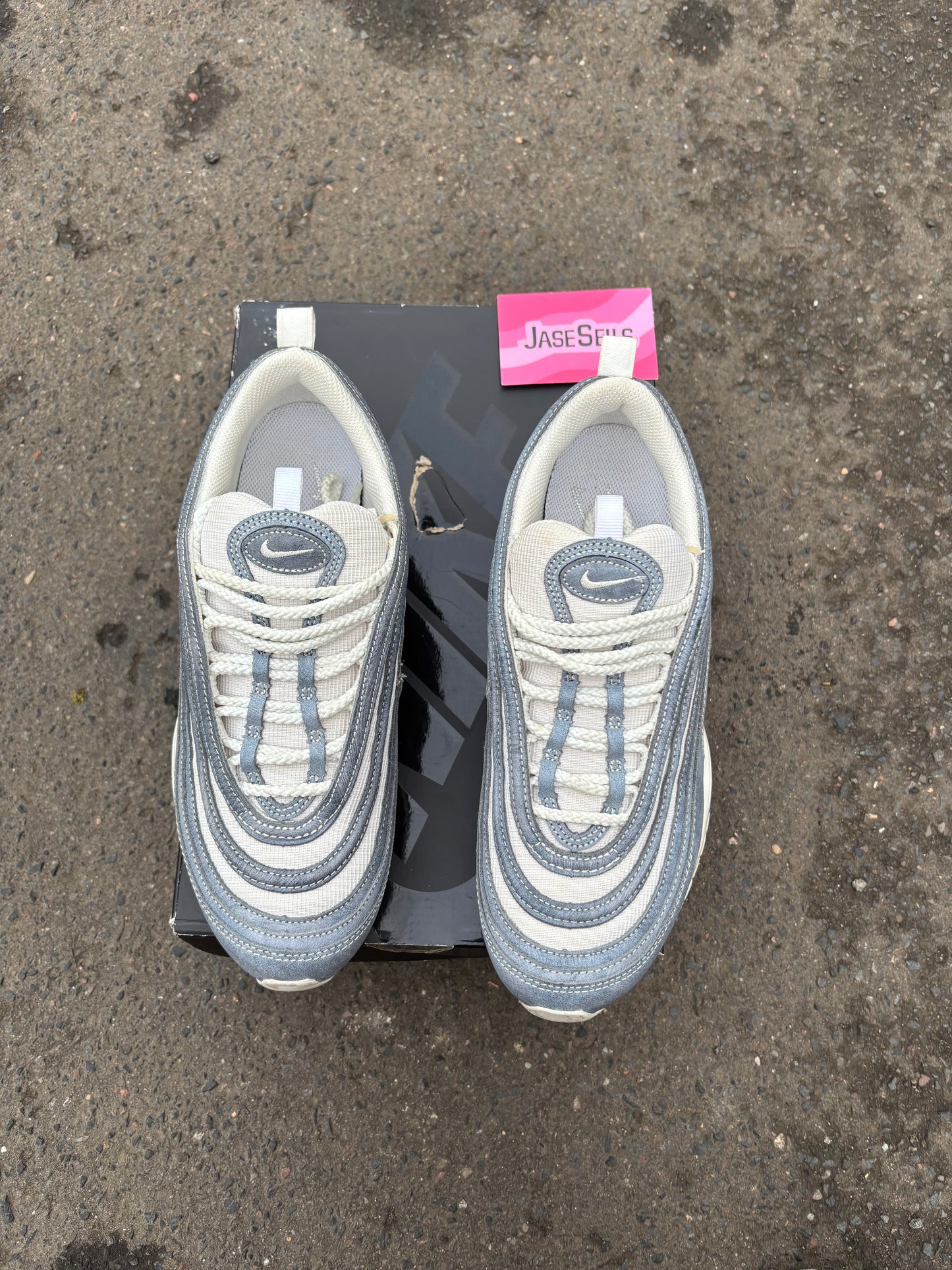 Nike Air Max 97/CDG 'Glacier Grey' UK7.5