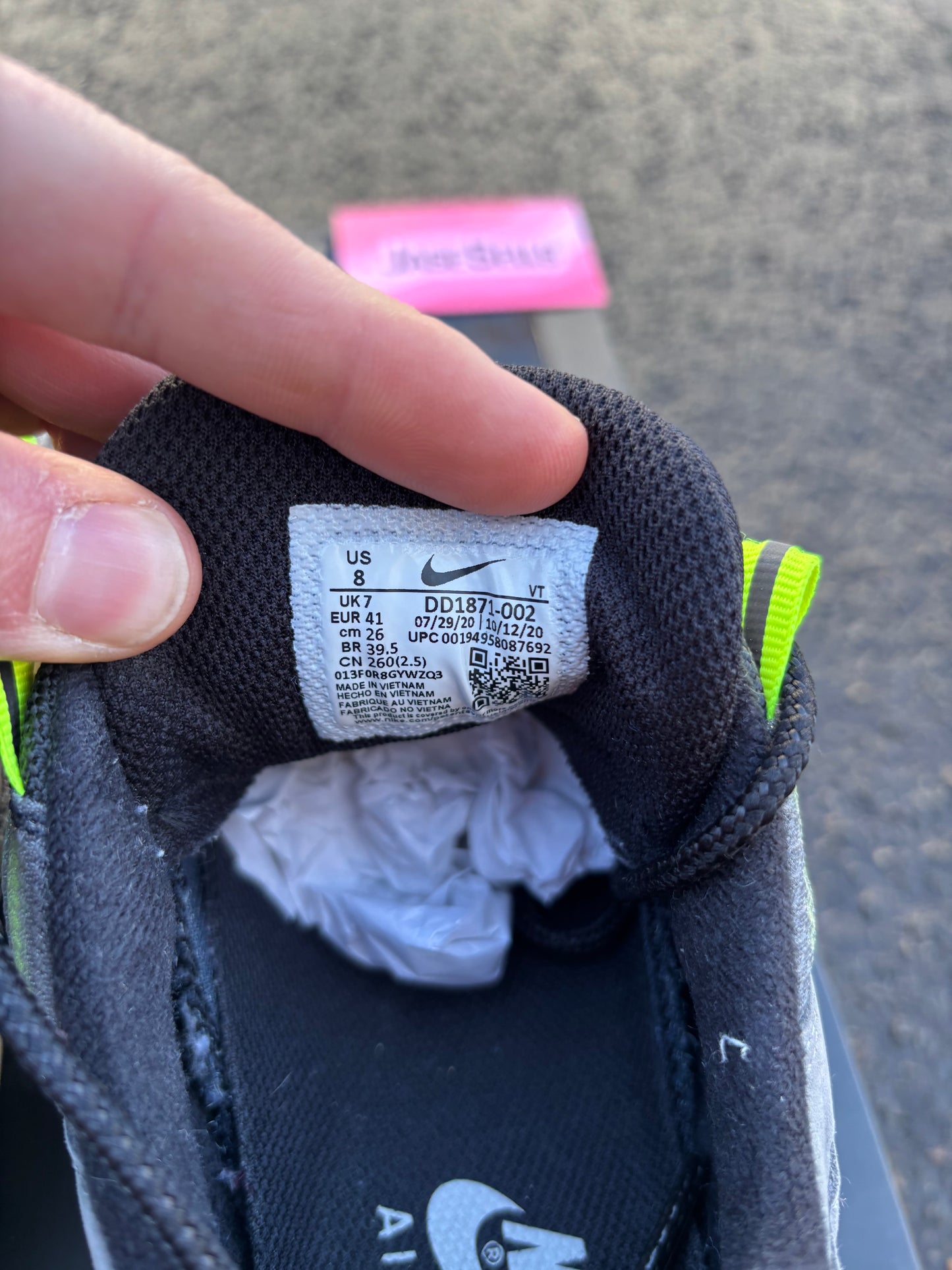 Nike Air Max 95 Kim Jones 'Volt' UK7