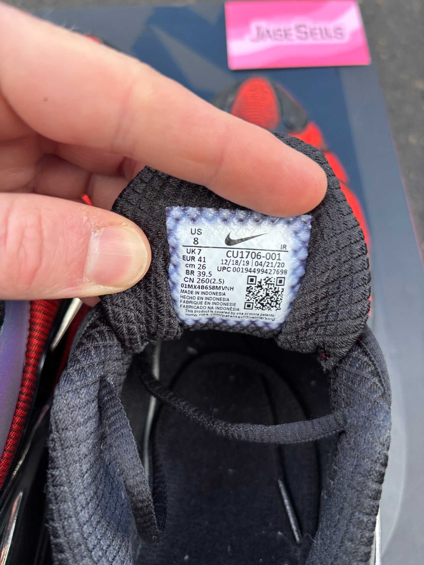 Nike Air Max Tailwind 5 'Skepta Bloody Chrome' UK7