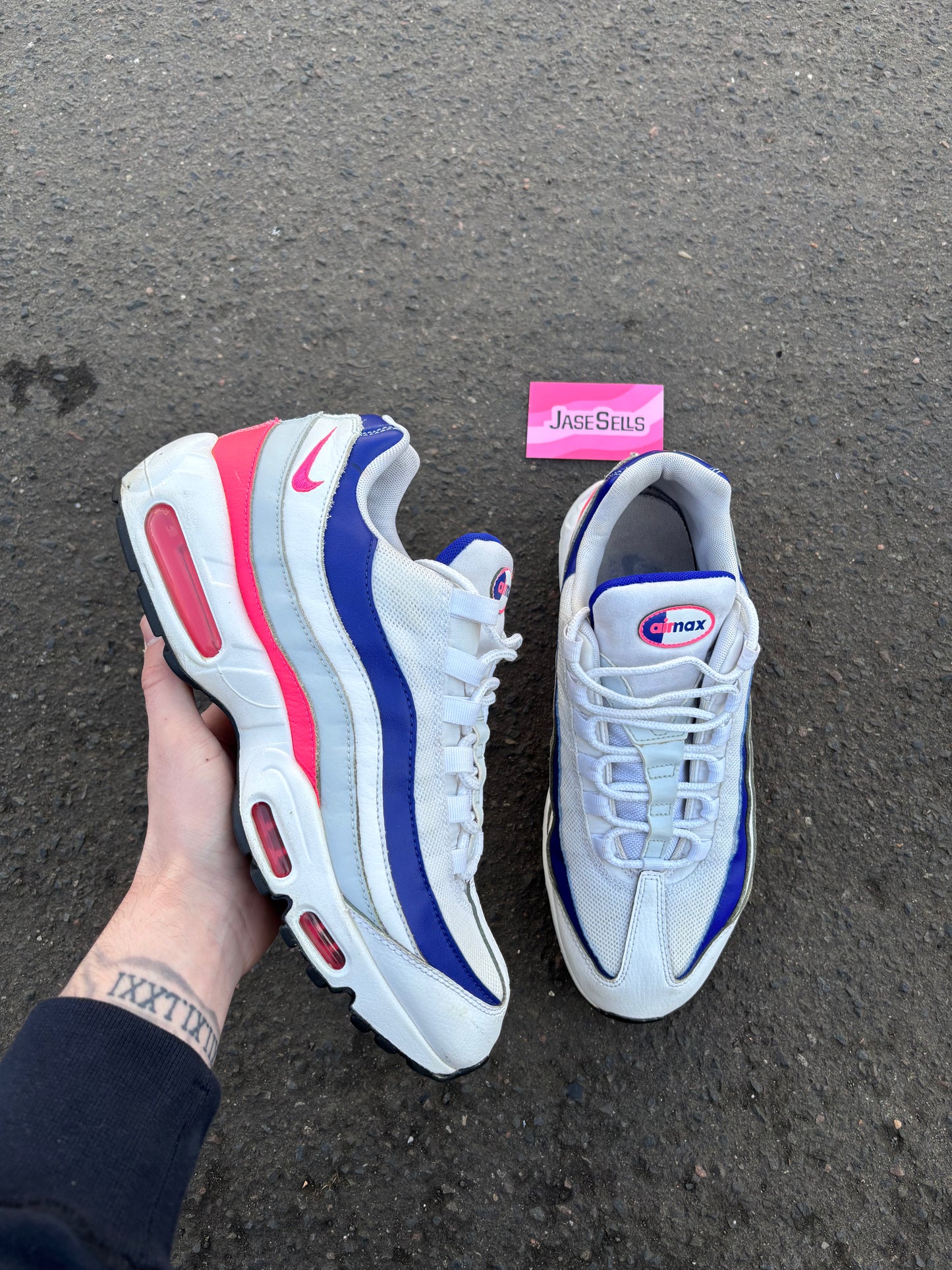 Nike Air Max 95 'White/Hyper Pink' UK9.5W