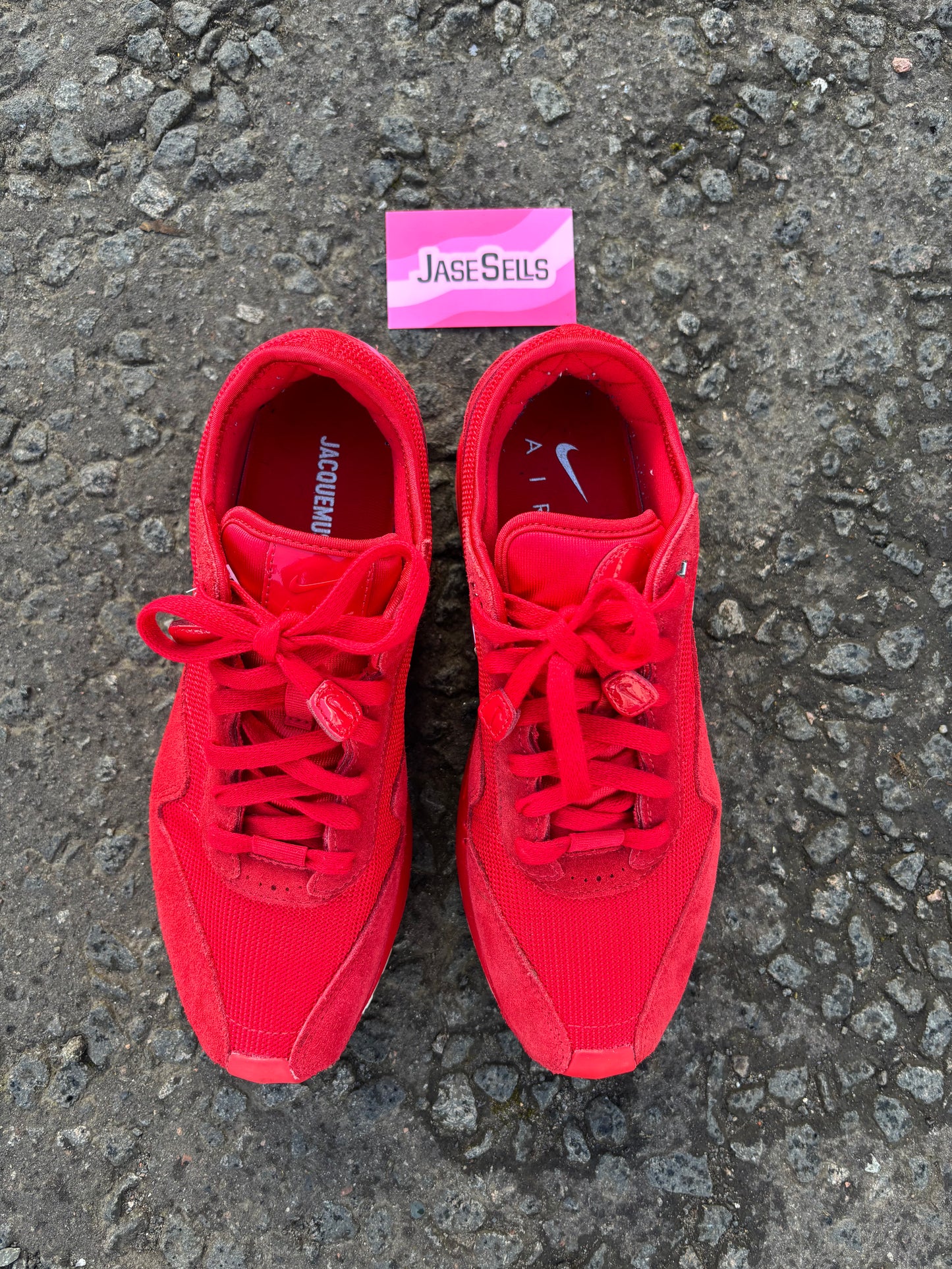 Nike Air Max 1/Jacquemus 'Mystic Red' UK8W