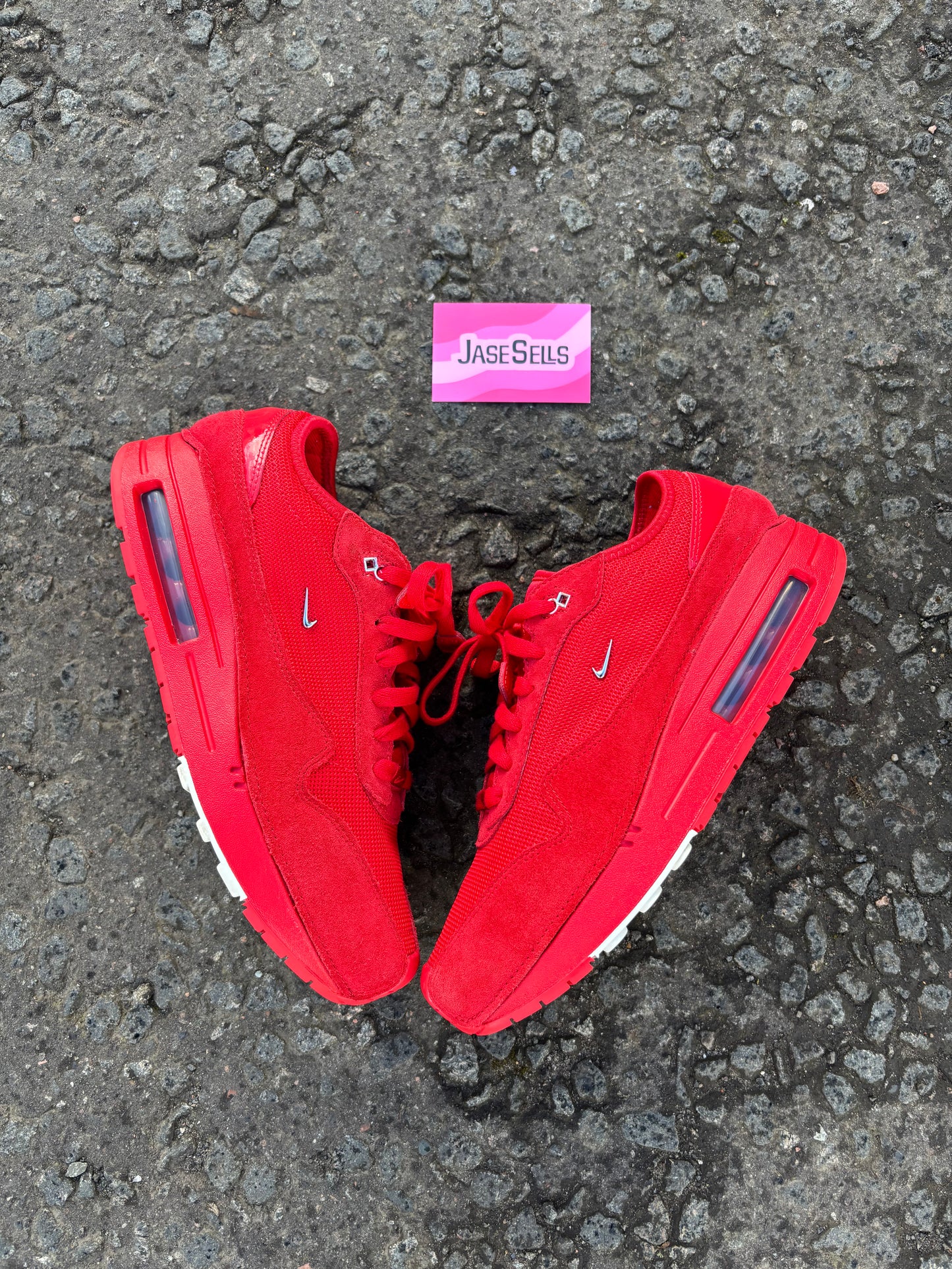 Nike Air Max 1/Jacquemus 'Mystic Red' UK8W