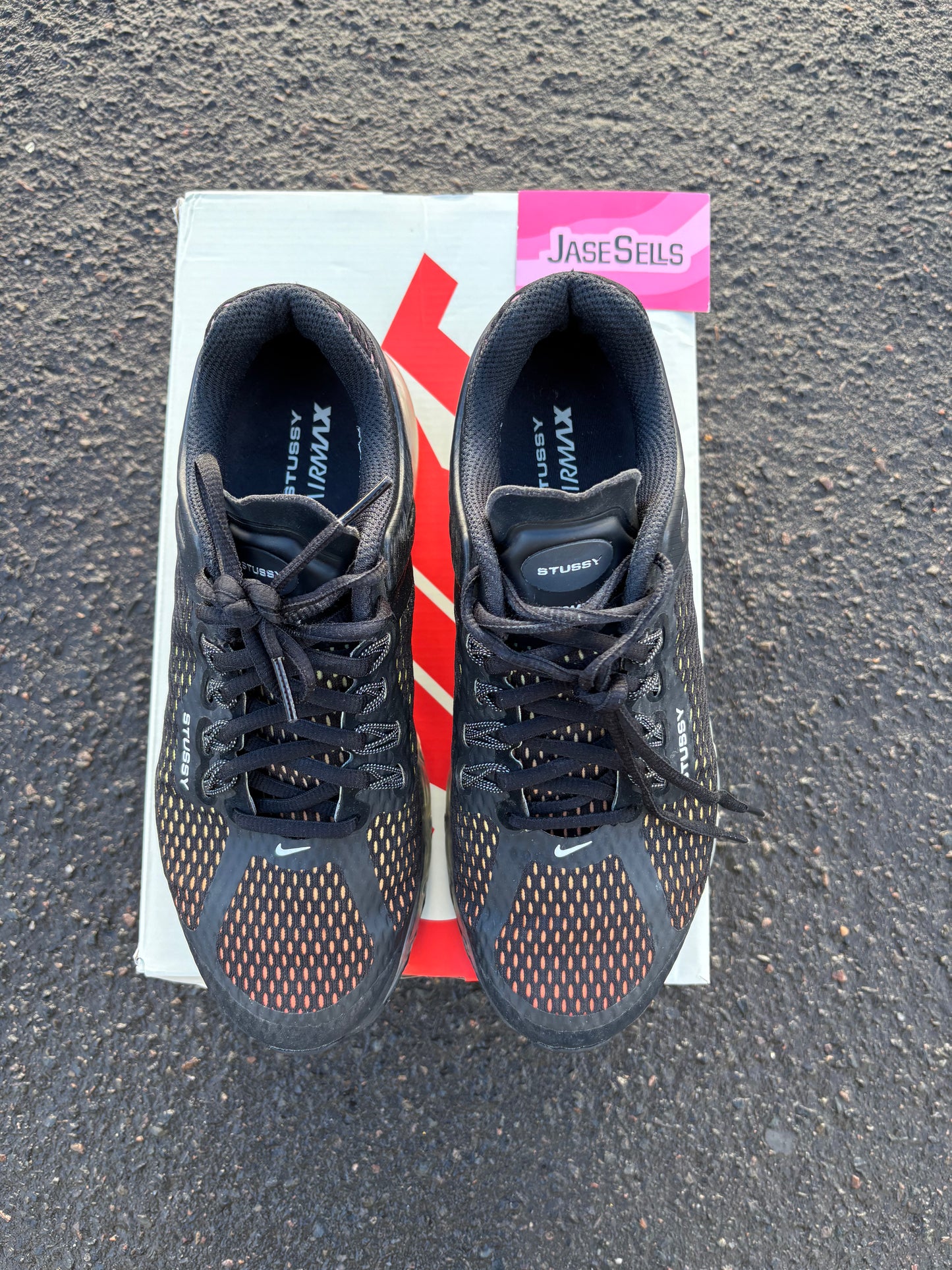 Nike Air Max 2013/Stussy 'Black' UK7