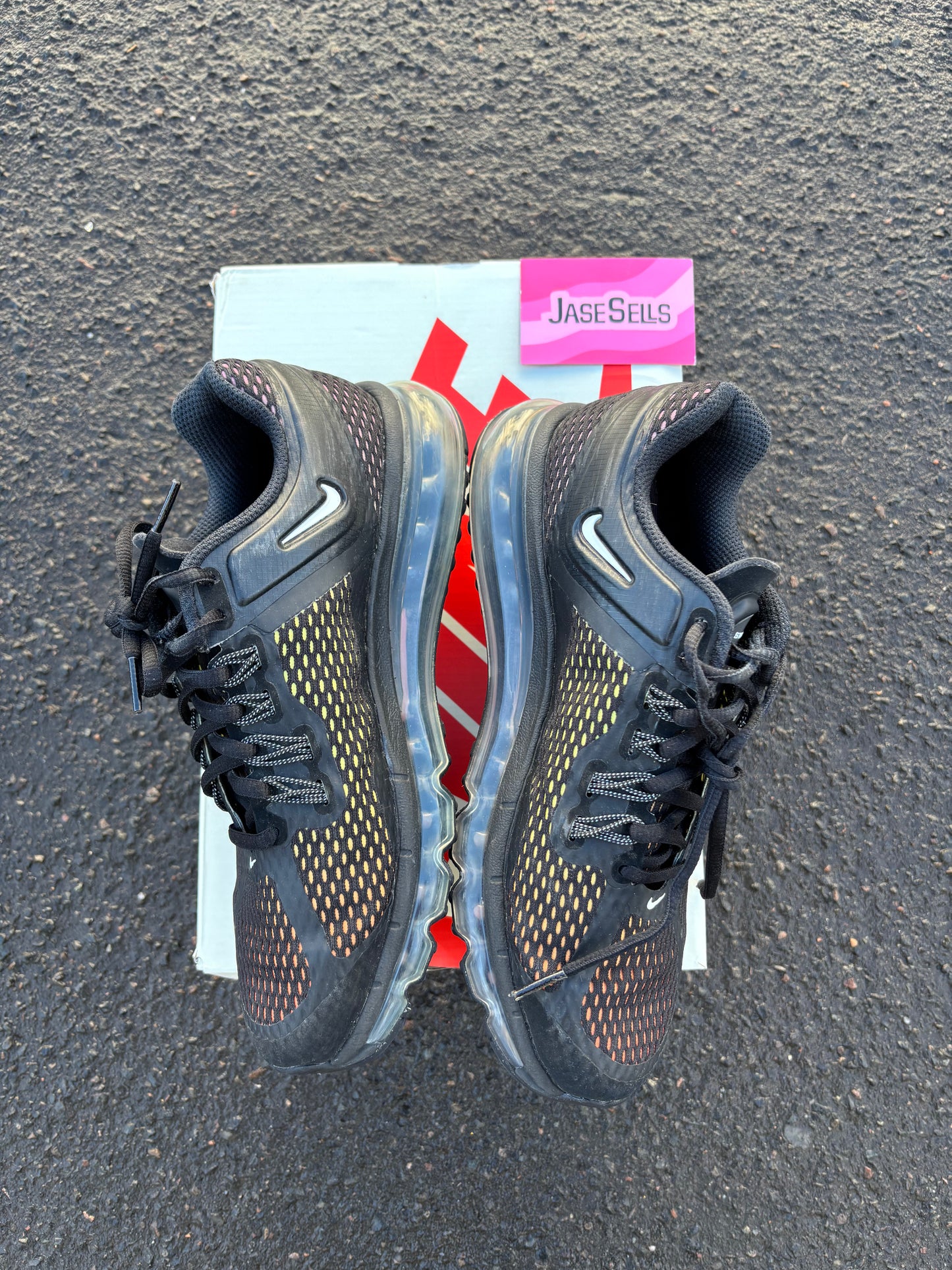 Nike Air Max 2013/Stussy 'Black' UK7