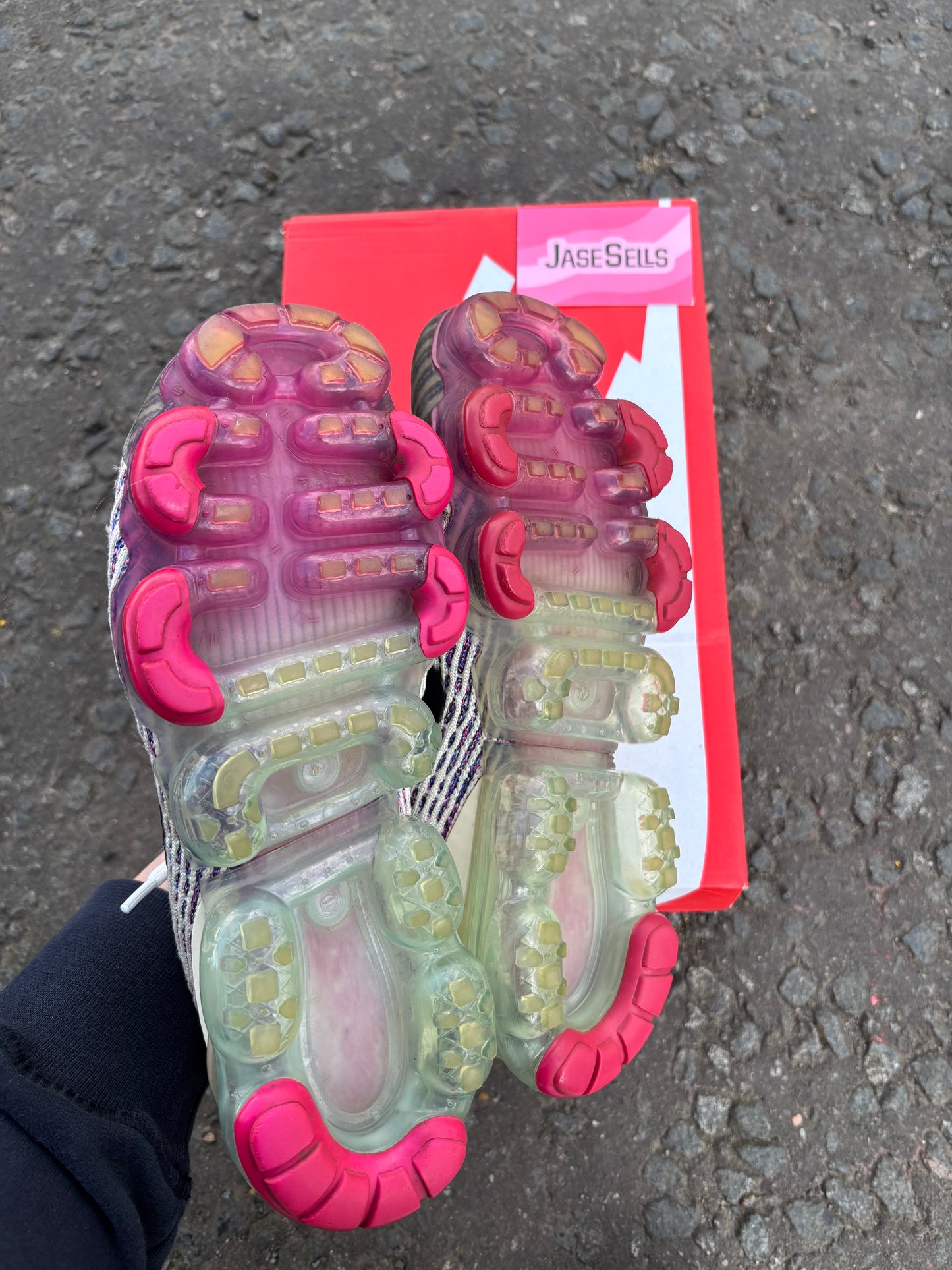 Nike Air VaporMax Flyknit 3 'Fossil/Pistachio Frost' UK7.5