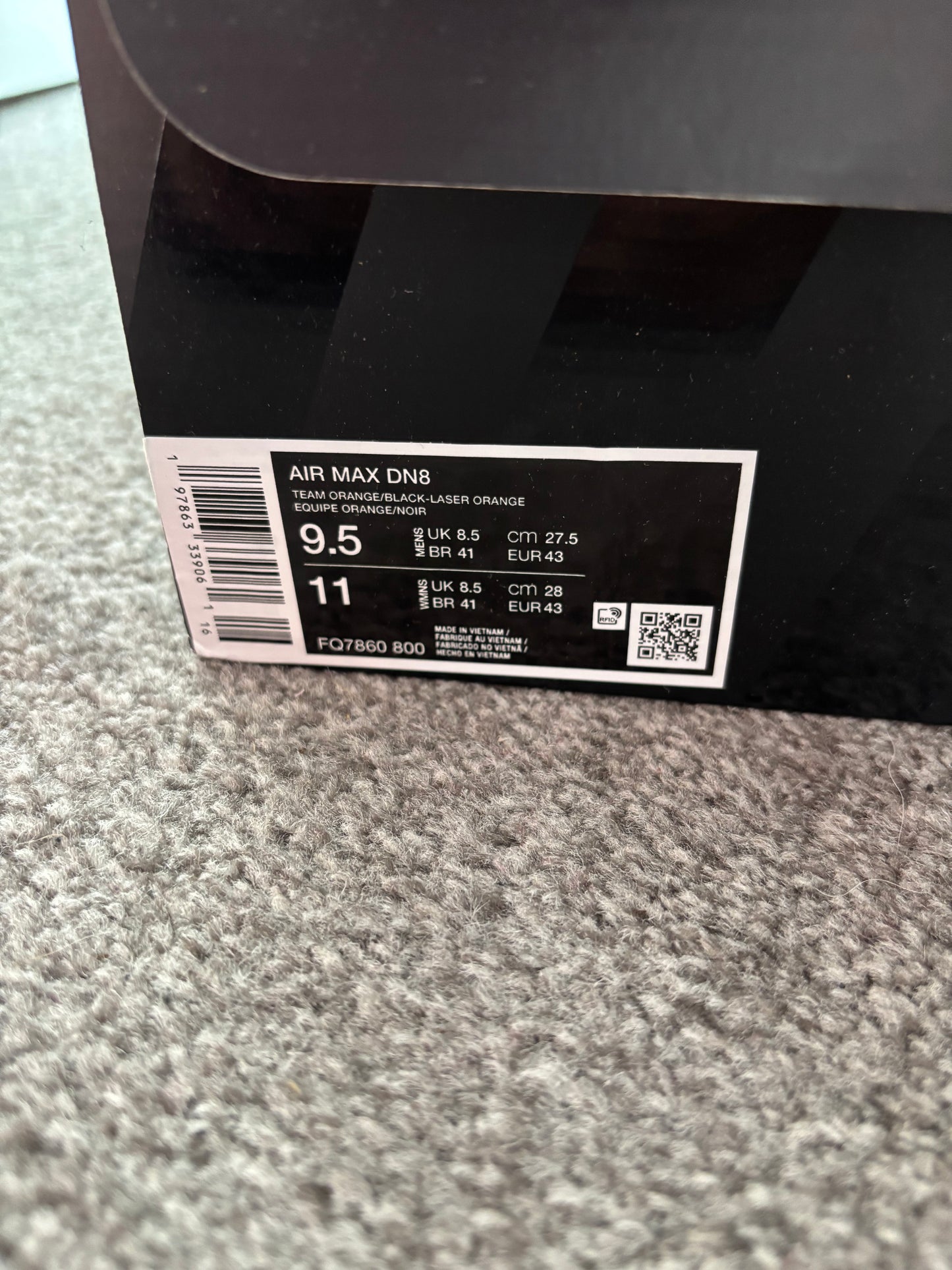 Nike Air Max Dn8 'Laser Orange Black' UK8.5
