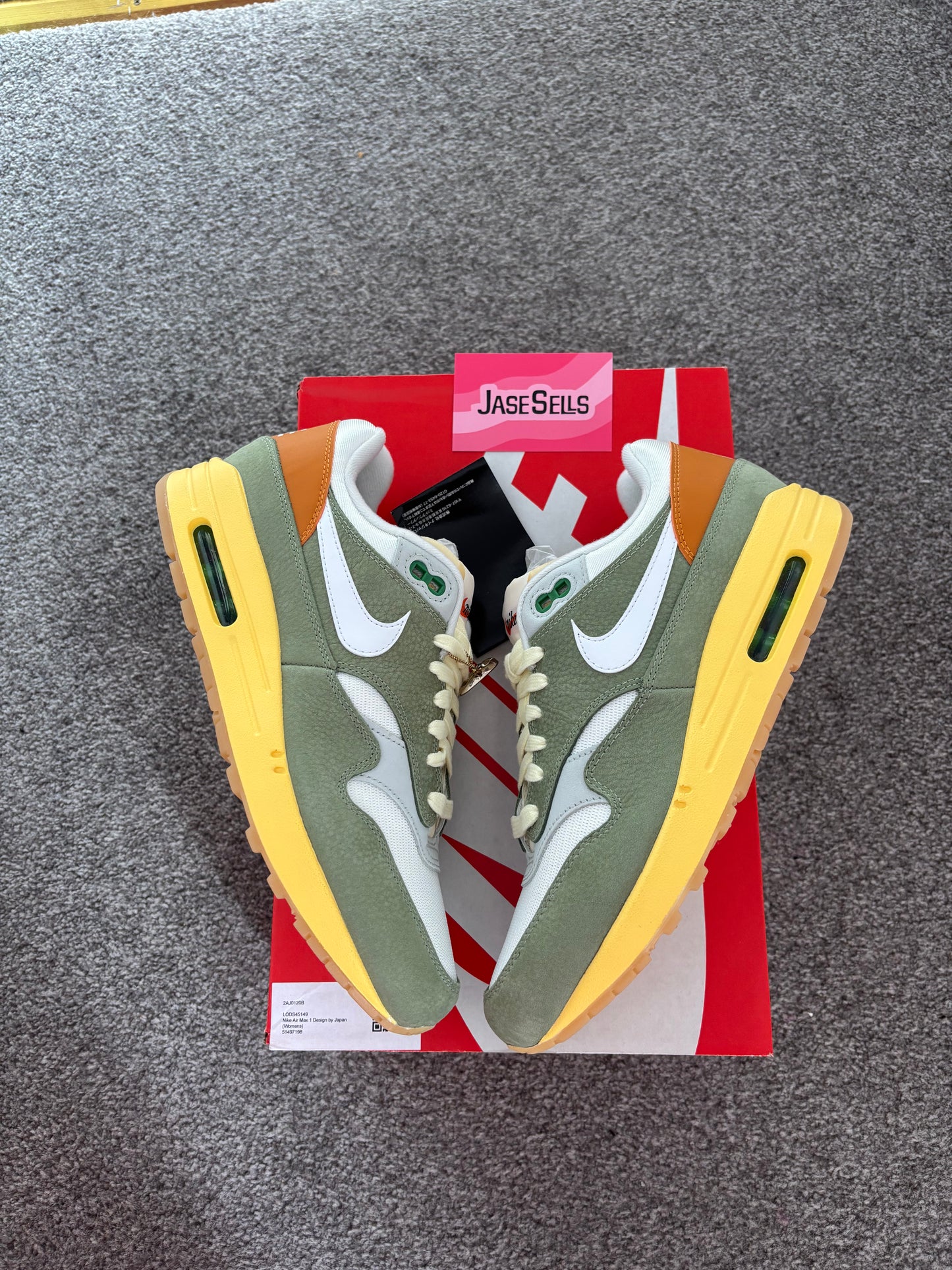 Nike Air Max 1 'Think Tank' (Japan Exclusive) UK7.5 BN