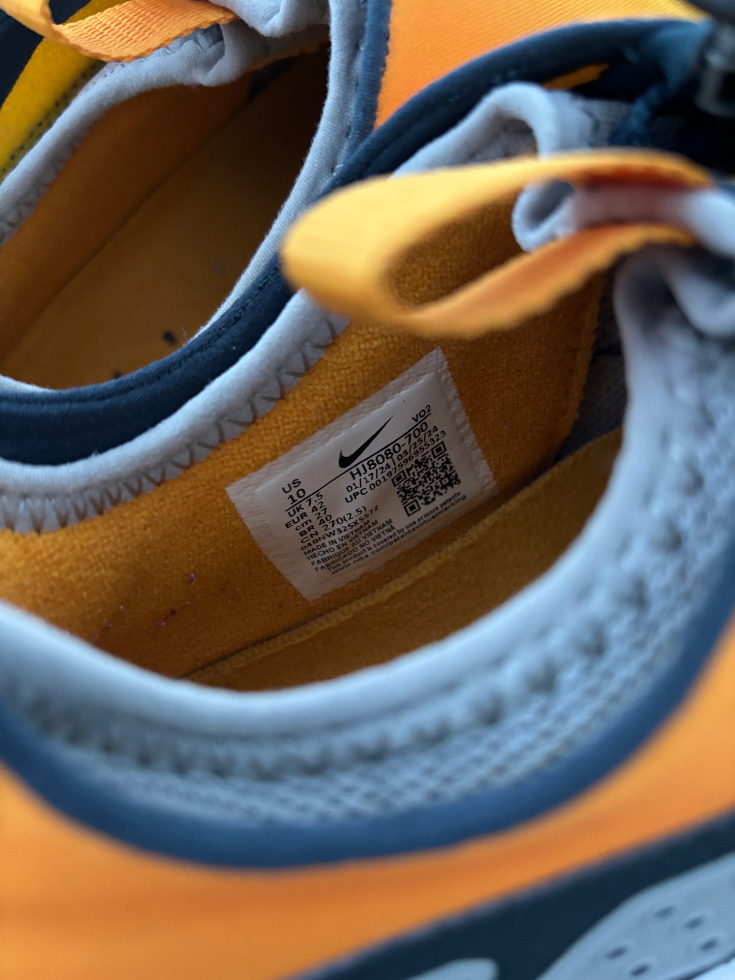 Nike Air Max Sunder 'Canyon Gold Deep Ocean' UK7.5